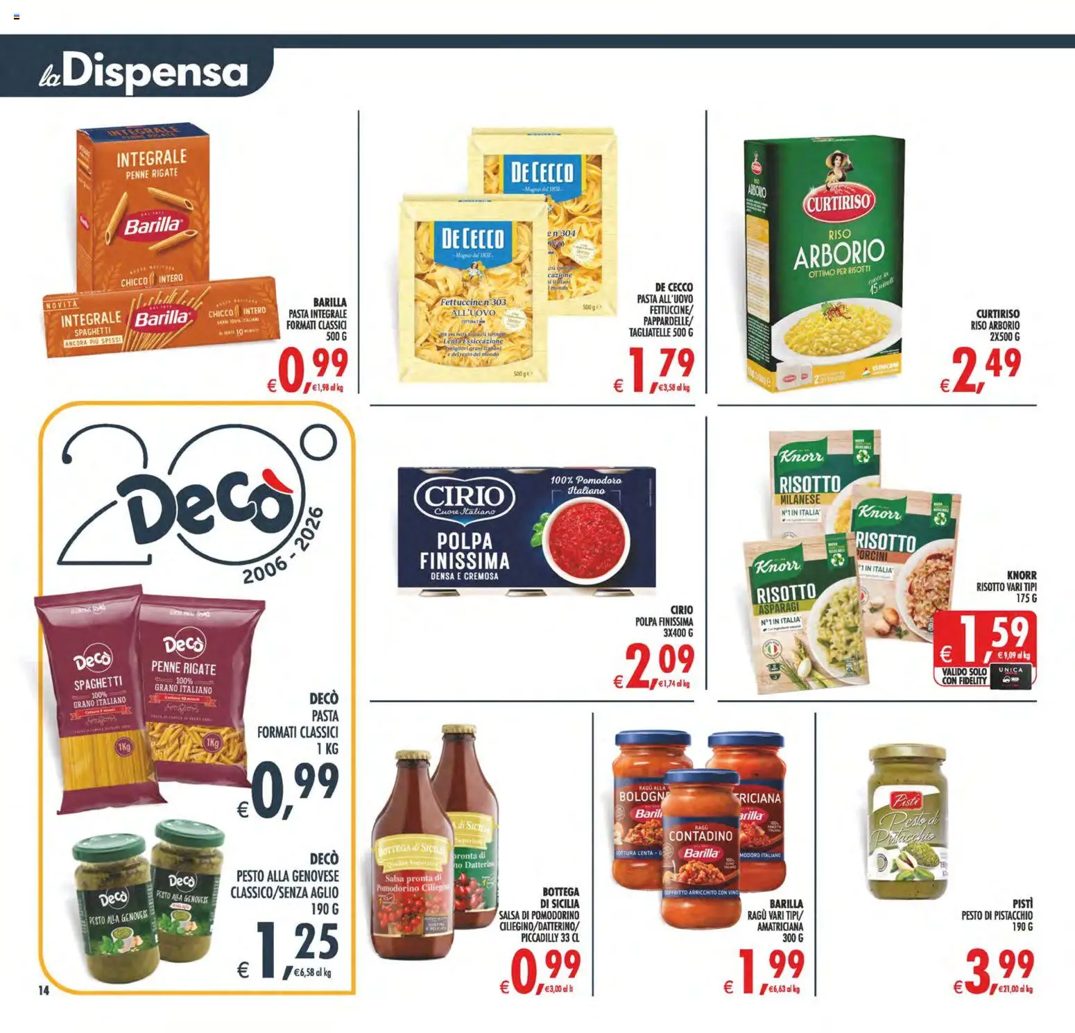 Volantino Decò del 13/10/2026 | Pagina: 14