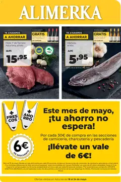 Vista previa Alimerka folleto Asturias válido desde el 18.05.2026