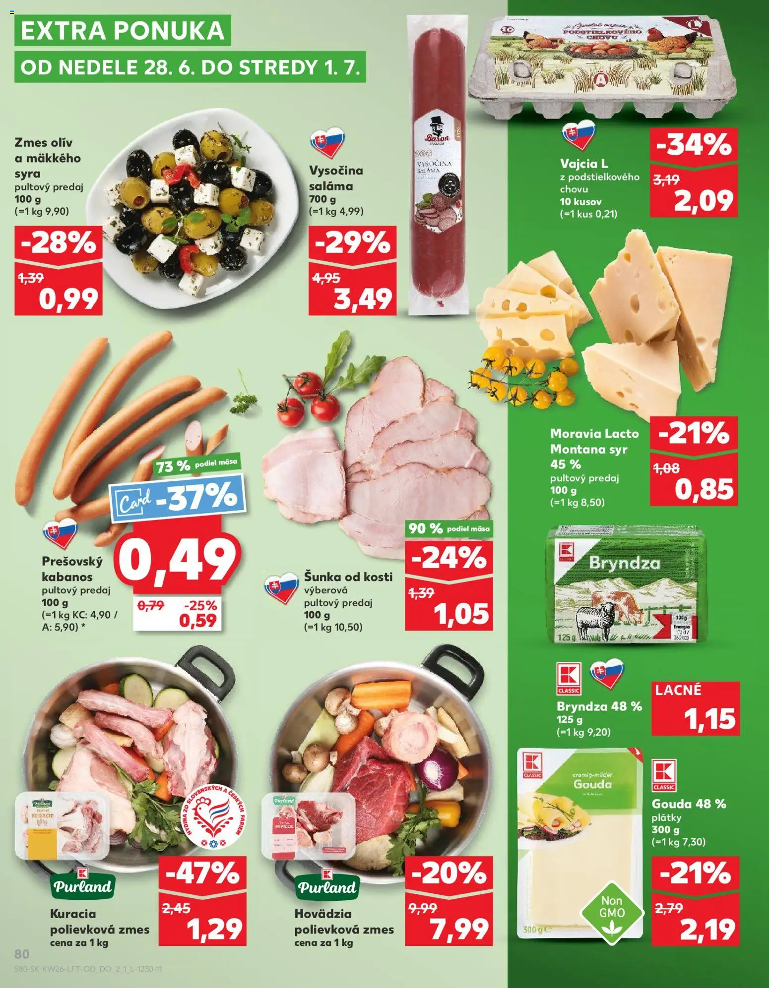 Kaufland SK akciós ujság - amely érvényes a következő dátumtól: 2026.06.25. | Oldal: 80