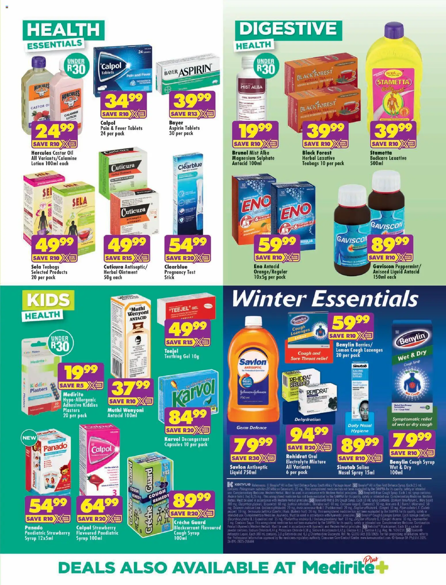 New Shoprite catalogue – valid from 18.05.2026 | Page: 3 | Products: Tea, Syrup, Fruit, Salt