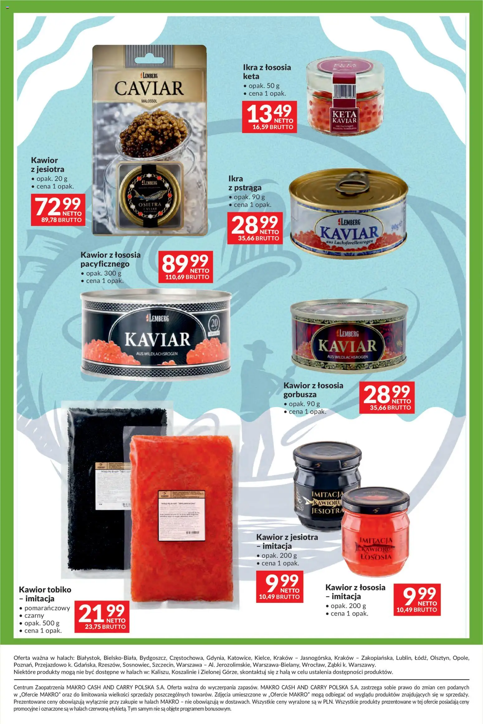 Makro gazetka - Uroczystości od 12.05.2026 | Strona: 29 | Produkty: Kawior