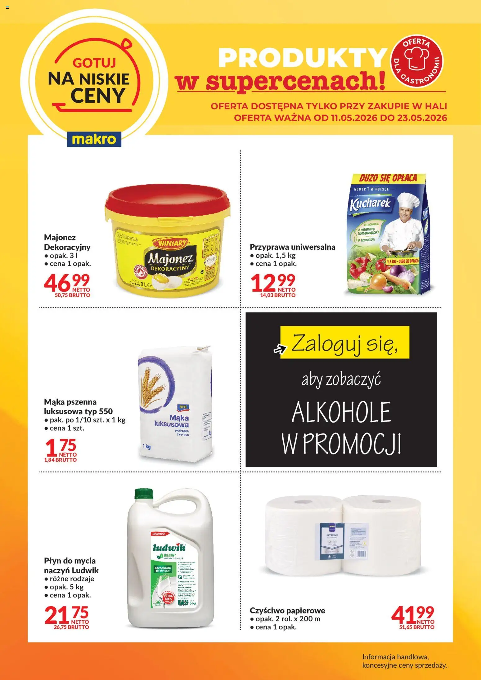 Makro gazetka - Gotuj się na niskie ceny od 11.05.2026 | Strona: 1