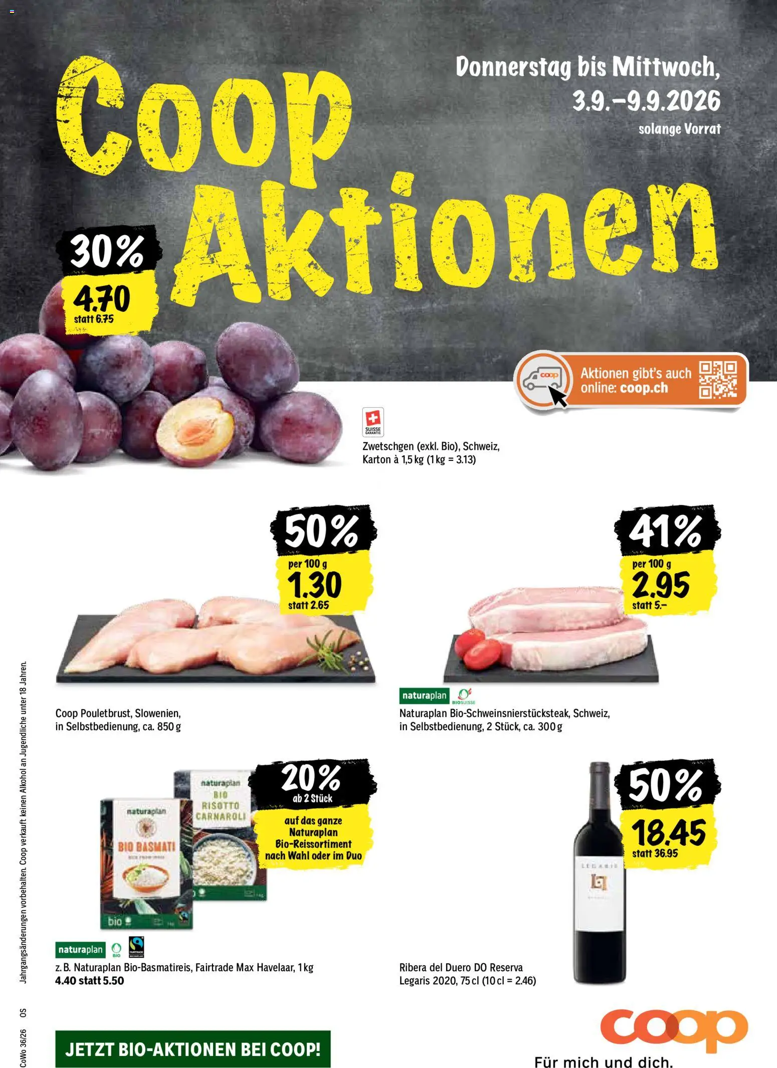 Coop aktionen – gültig ab 03.09.2026 | Seite: 1