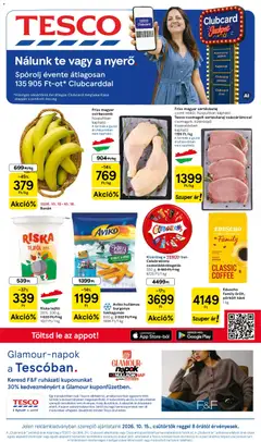 Tesco aktuális akciós újság - amely érvényes a következő dátumtól: 2026.10.15.