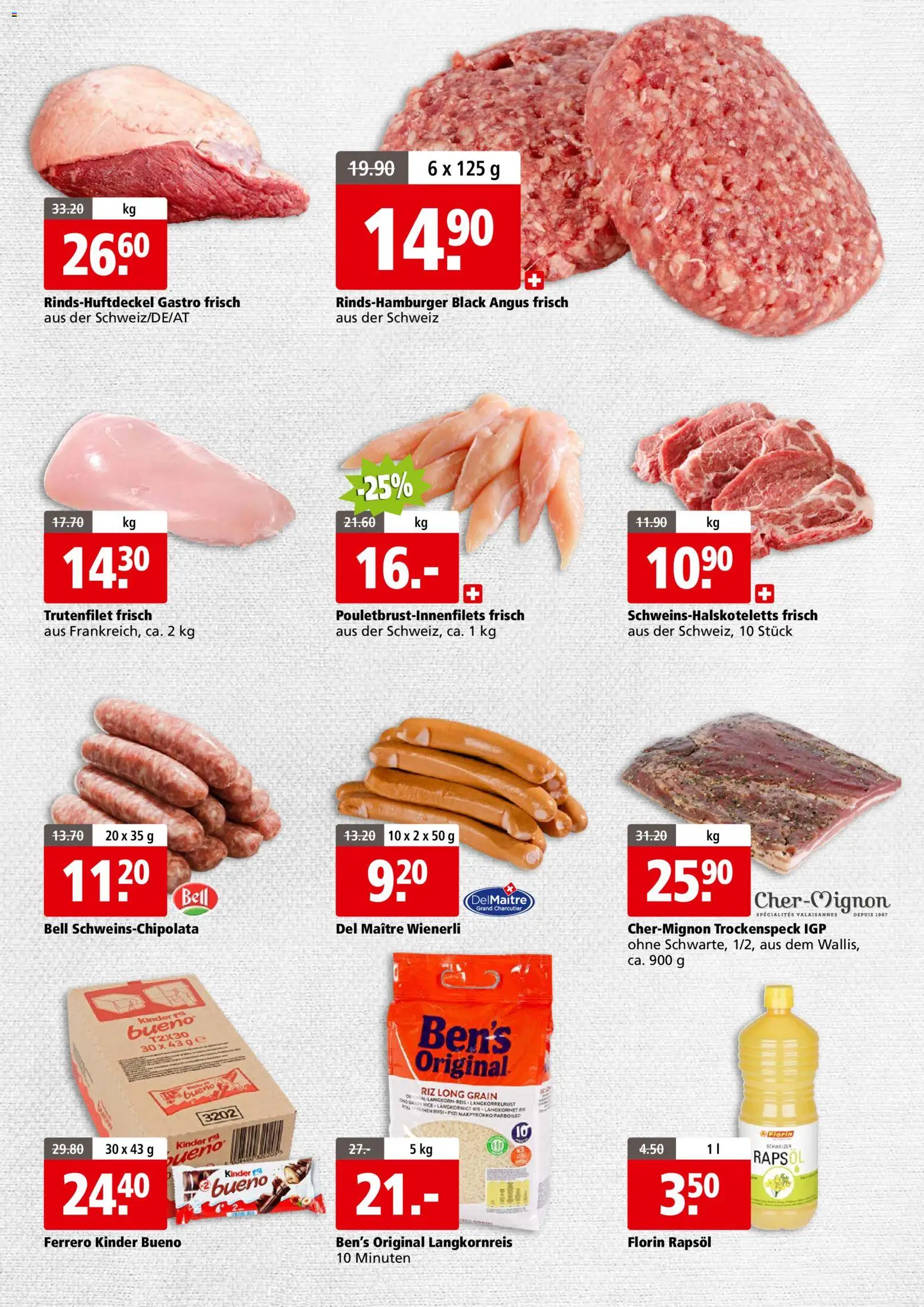 Aligro aktionen Business Chavannes, Matran, Genf, Sitten – gültig ab 04.05.2026 | Seite: 3 | Produkte: Rapsöl