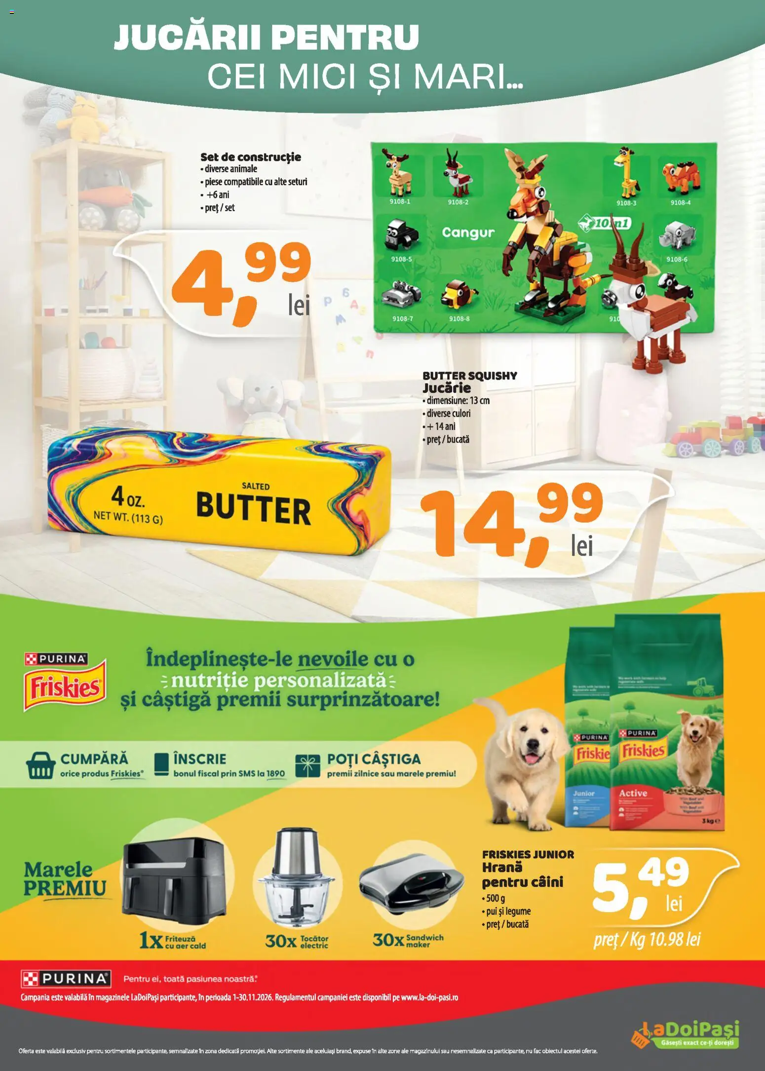 Noul catalog LaDoiPași – valabil de la 01.11.2026 | Pagină: 15 | Produse: Friteuză, Pui, Mici, Legume