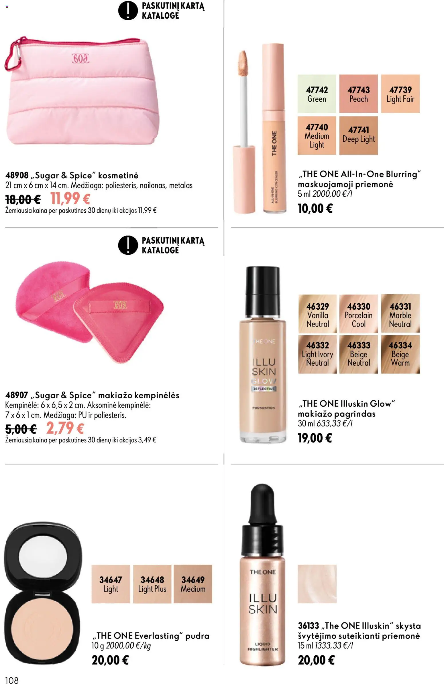 Oriflame akcijos nuo 2026.09.16 | Puslapis: 108 | Prekių: Makiažo pagrindas, Pudra