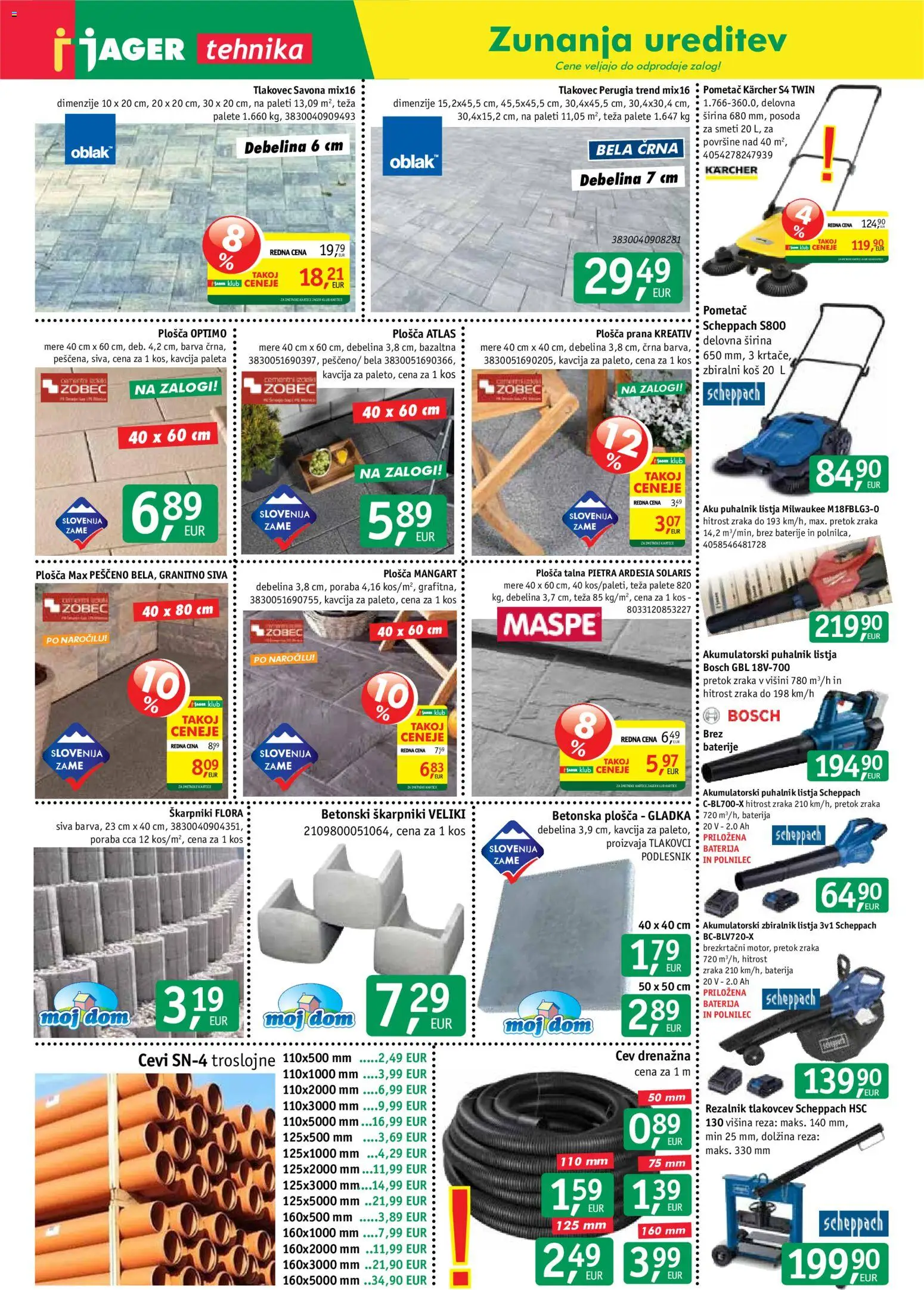 Novi Jager katalog ponudbe – veljaven od 28.10.2026 | Stran: 5 | Izdelki: Baterija, Rezalnik, Baterije, Kos