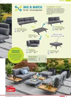 Bauhaus Freizeit im Garten ab 01.05.2026 gültig | Seite: 9 | Produkte: Couchtisch