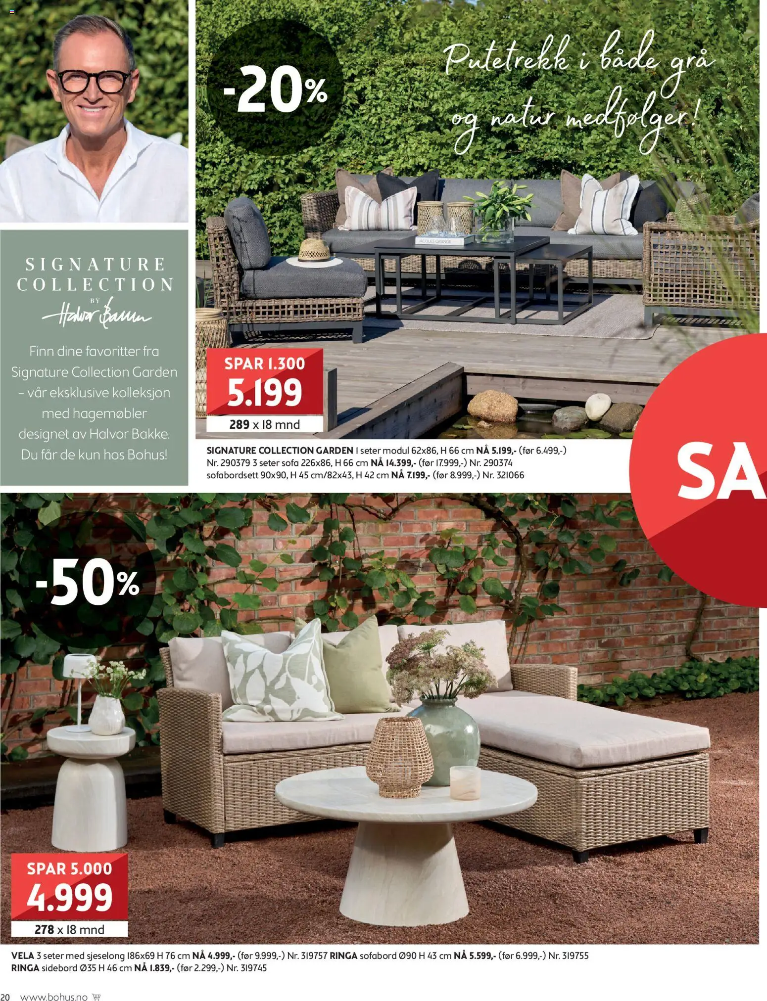 {H1} | Side: 20 | Produkter: Sofa, Sidebord, Hagemøbler, Sjeselong