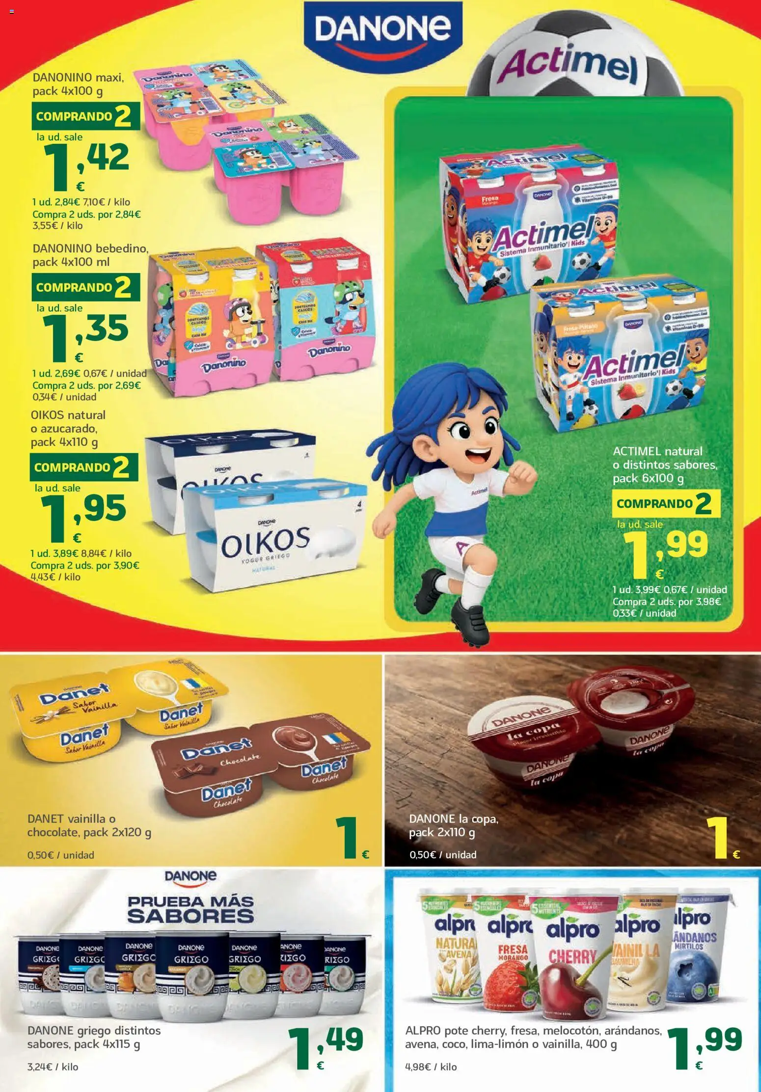 HiperDino folleto │ válido desde el 09.06.2026 | Página: 14 | Productos: Yogur, Chocolate, Μαγειρική εστία
