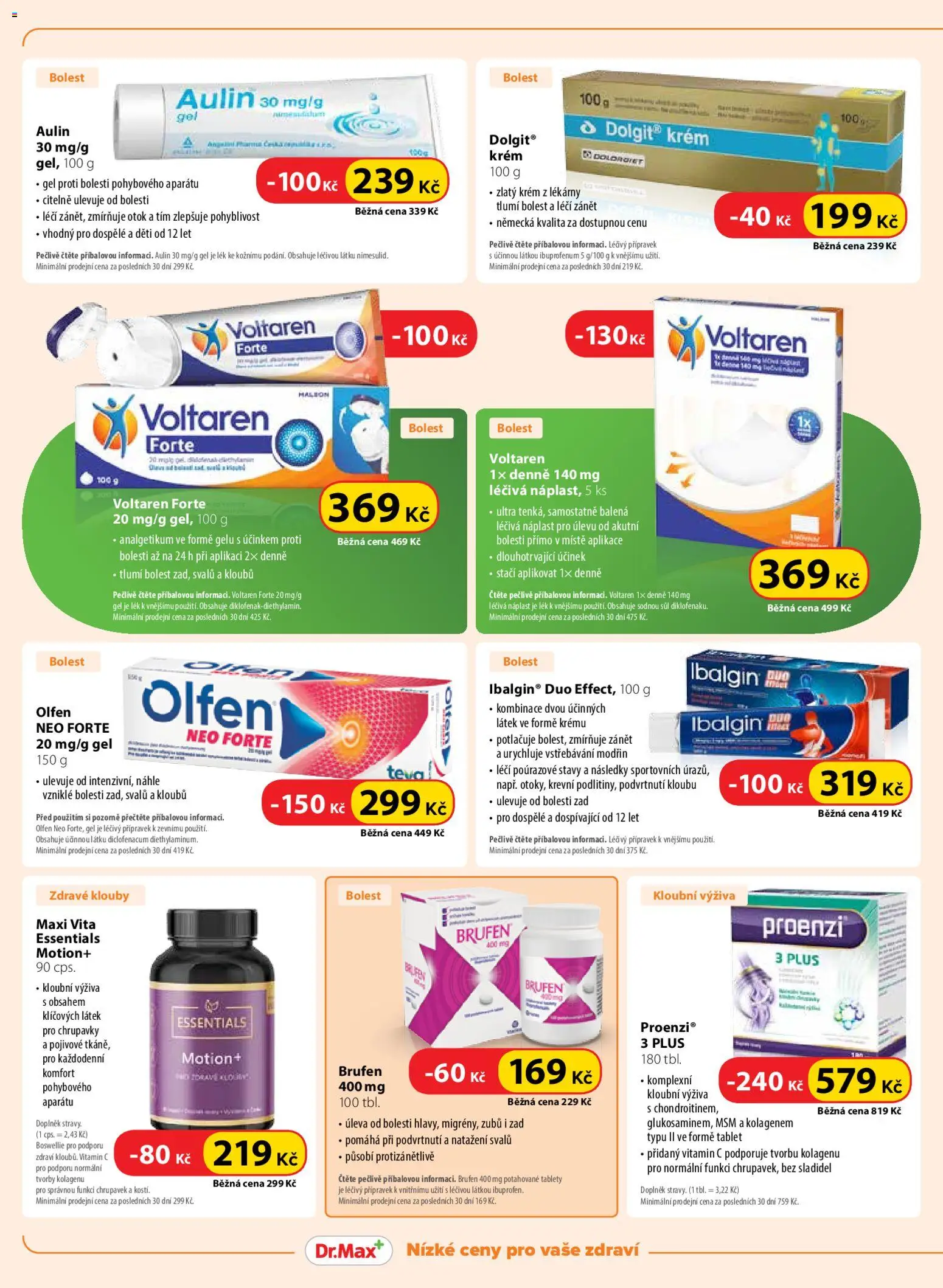 Dr. Max leták od 01.04.2026 | Strana: 4 | Produkty: Vitamin c, Ibalgin, Krém, Tablet