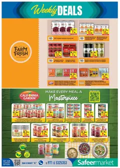 Preview of Safeermarket offers valid from 29 Oct, 2026 | Page: 10 | Products: Cheese, Beans, Tomato sauce, Salt