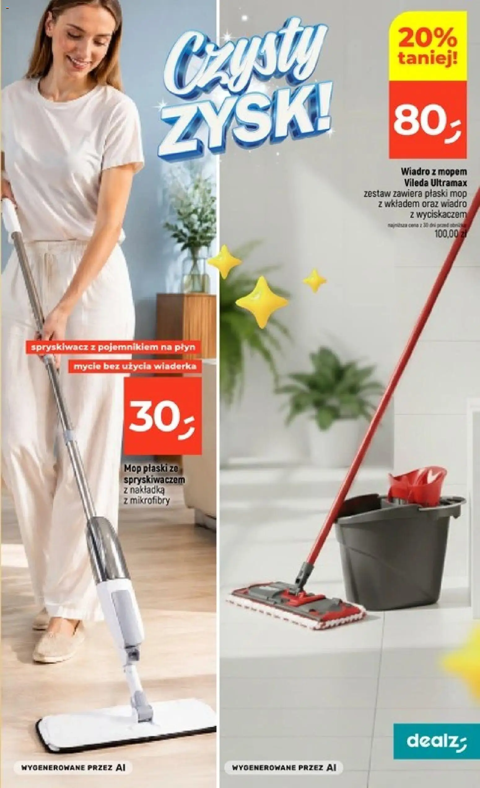 Dealz gazetka - Czysty zysk od 03.09.2026 | Strona: 13 | Produkty: Vileda, Mop