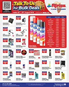 Africa Cash & Carry specials catalogue – valid from 20/08/2026 | Page: 41