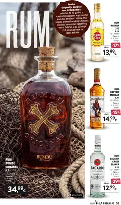 Interspar Vino Katalog - Pregled kataloga iz trgovine Interspar, vrijedi od 16.09.2026 | Stranica: 59 | Proizvodi: Bacardi, Vino, Rum, Karamela