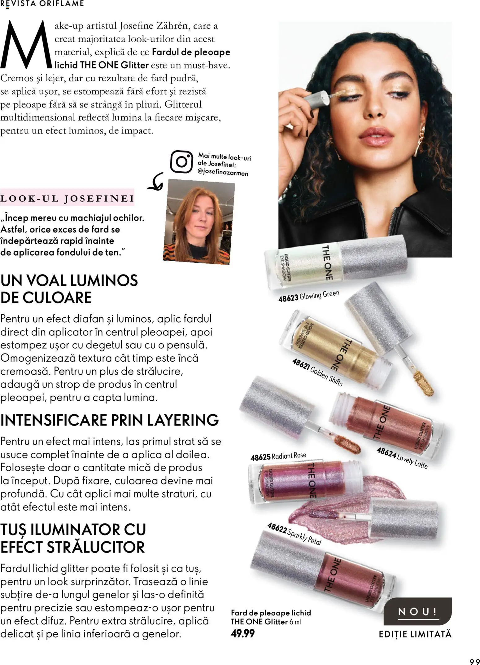 Noul catalog Oriflame – valabil de la 30.09.2026 | Pagină: 99 | Produse: Lumină, Aplică, Iluminator, Plus