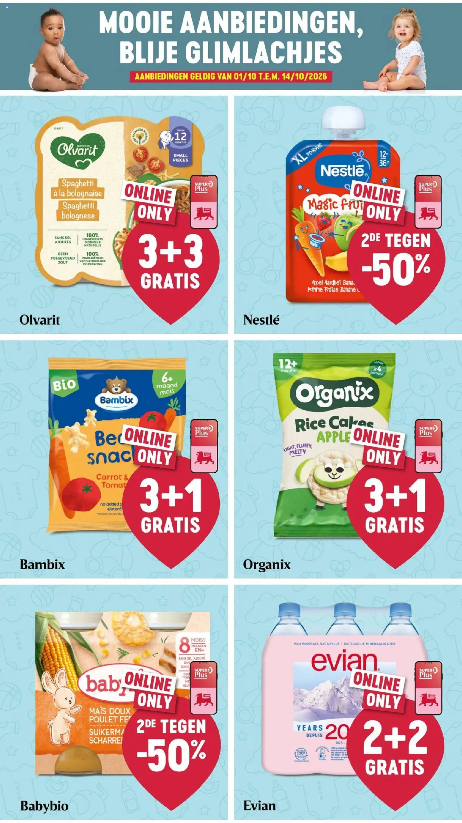 {H1} | Pagina: 47 | Producten: Spaghetti, Zout, Fruit, Mineraalwater