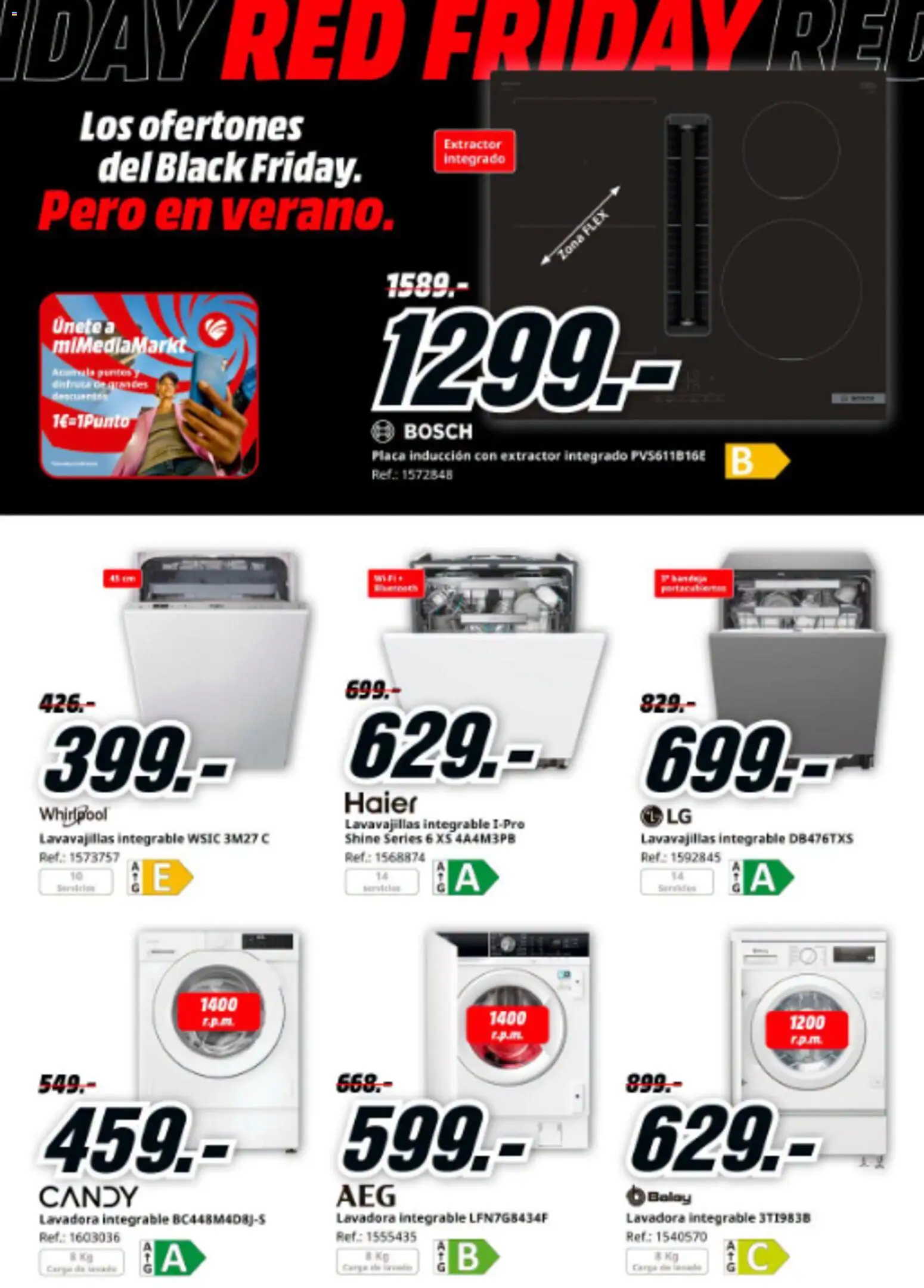 Media Markt folleto │ válido desde el 25/06/2026 | Página: 7 | Productos: Lavadora, Lavavajillas, Bandeja