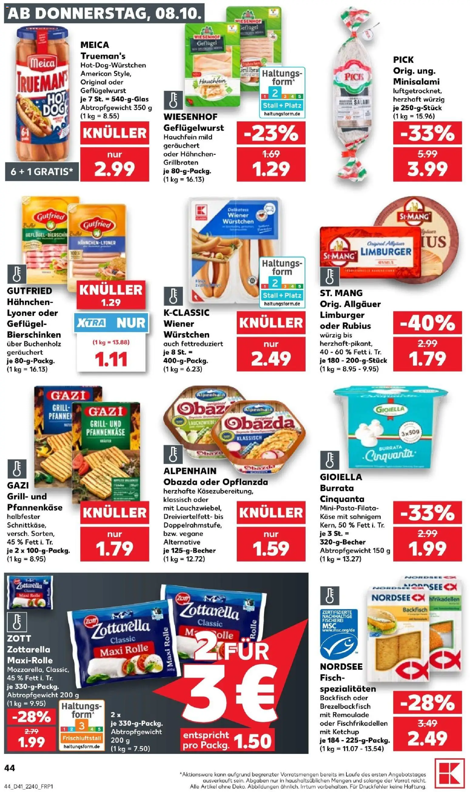 Kaufland Prospekt Stuttgart – gültig ab 08.10.2026 | Seite: 46 | Produkte: Grill, Hahnchen, Käse, Ketchup