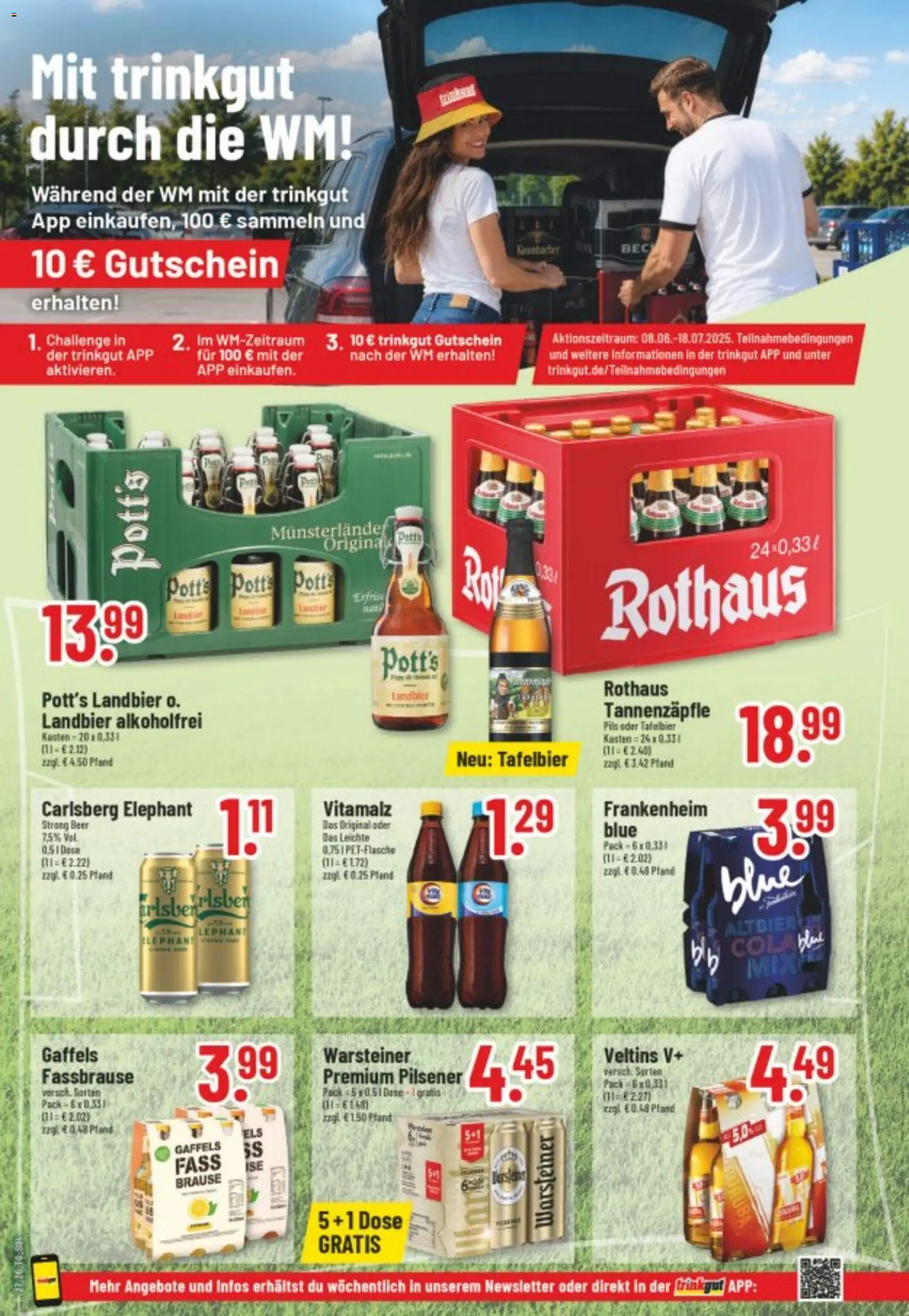 Trinkgut Prospekt – gültig ab 29.06.2026 | Seite: 4 | Produkte: Carlsberg, Pils, Warsteiner, Veltins