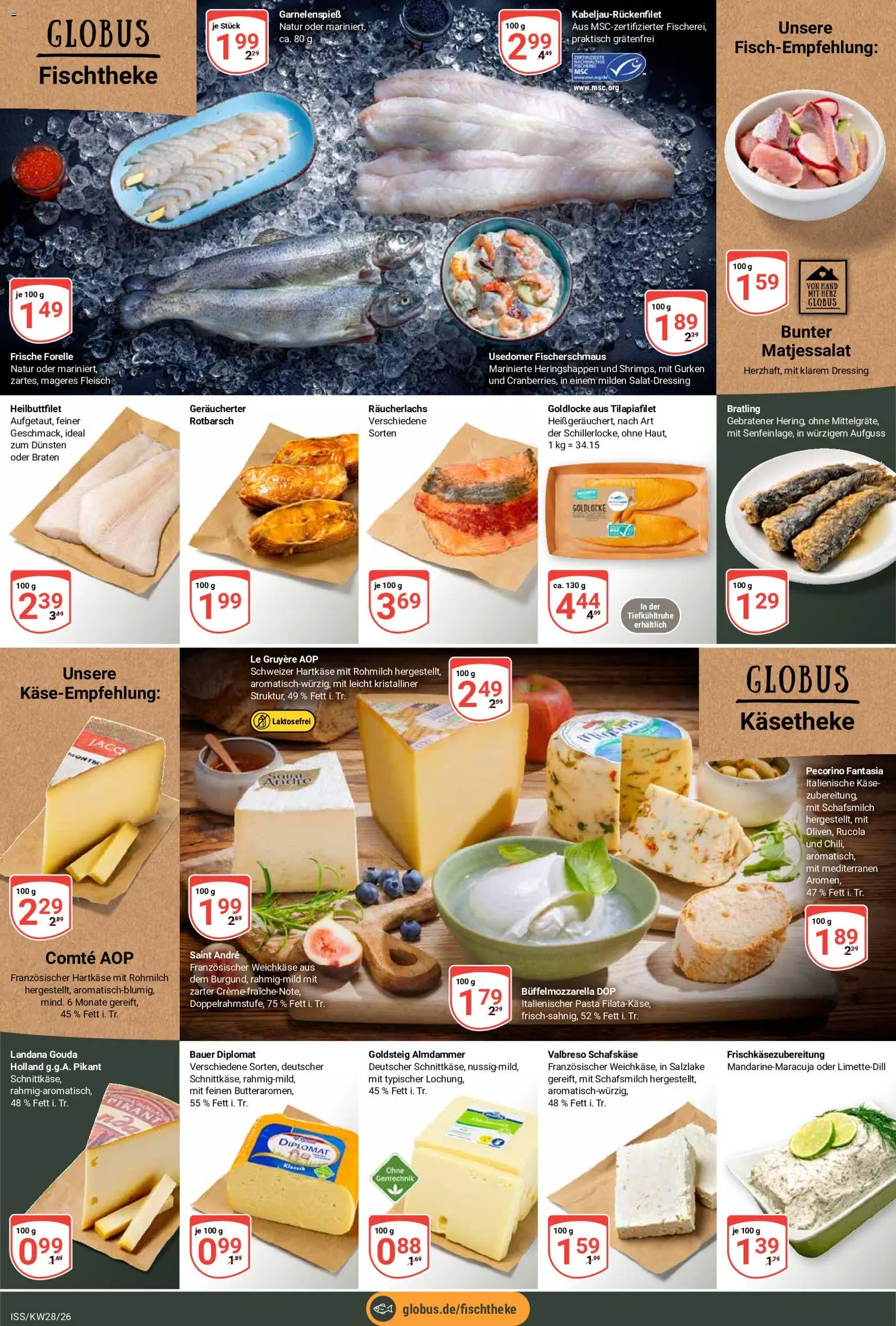 Globus Prospekt – gültig ab 06.07.2026 | Seite: 13 | Produkte: Creme, Räucherlachs, Pasta, Gurken