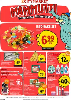 K-Citymarket-mainoslehti voimassa 06/08/2026 alkaen