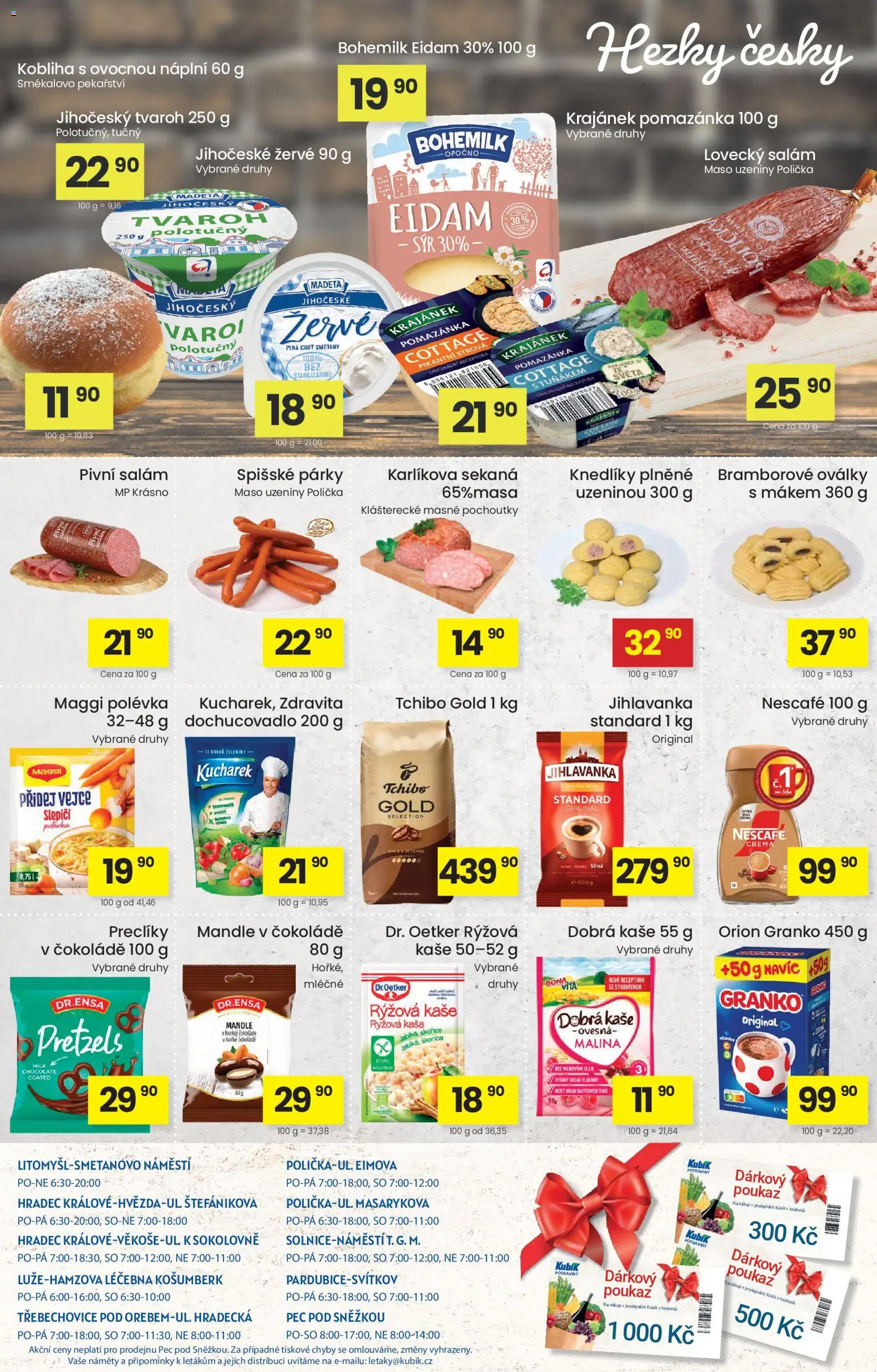 Kubík leták od 15.09.2026 | Strana: 4 | Produkty: Polička, Sýr, Salám, Maggi