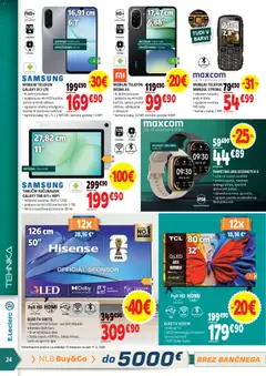 E.leclerc katalog akcije – veljaven od 06.05.2026 | Stran: 24 | Izdelki: Telefon, Baterija, Audio, Pametna ura