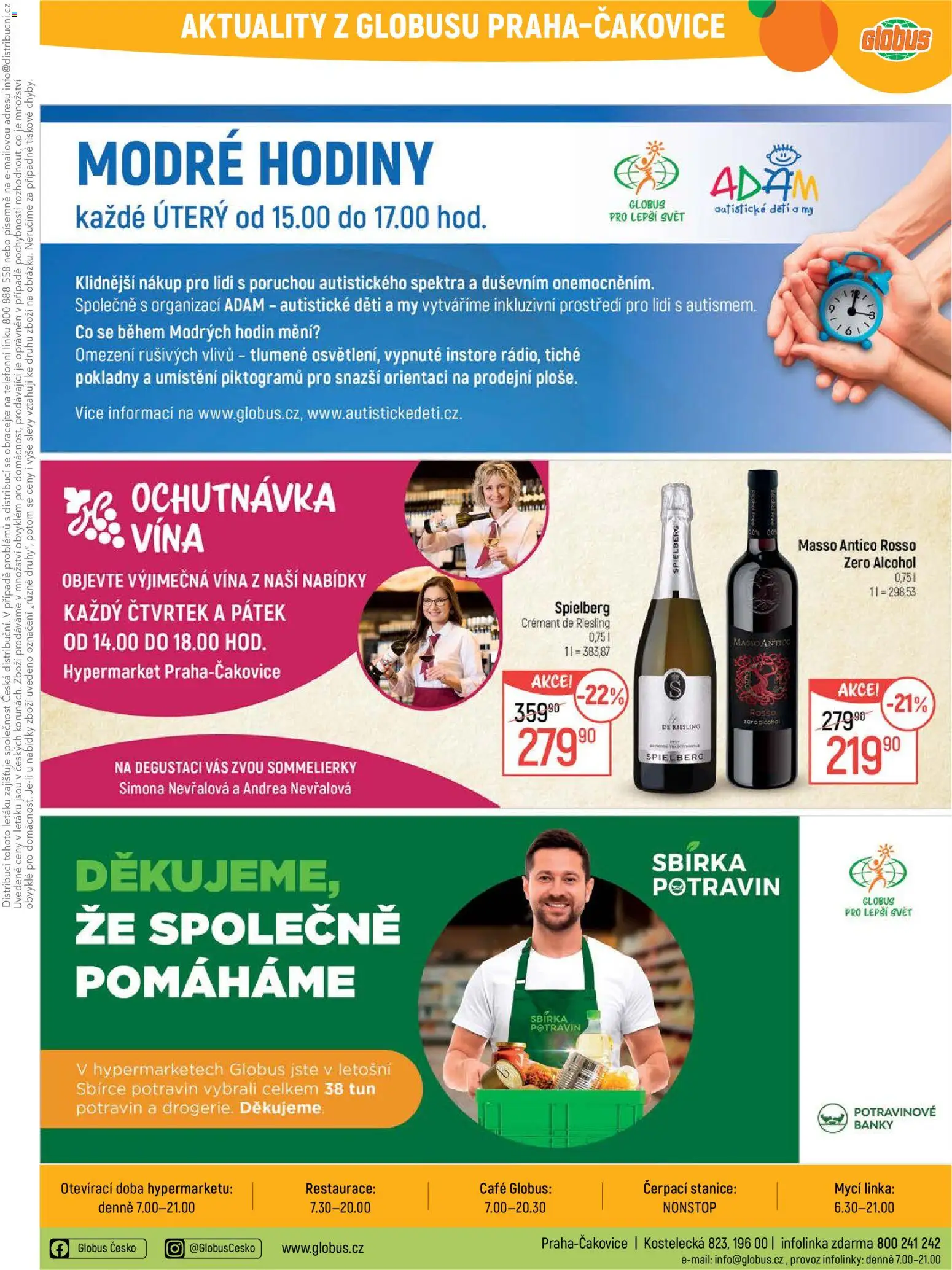Globus leták - Praha Čakovice od 06.05.2026 | Strana: 34 | Produkty: Globus, Hodiny, Riesling