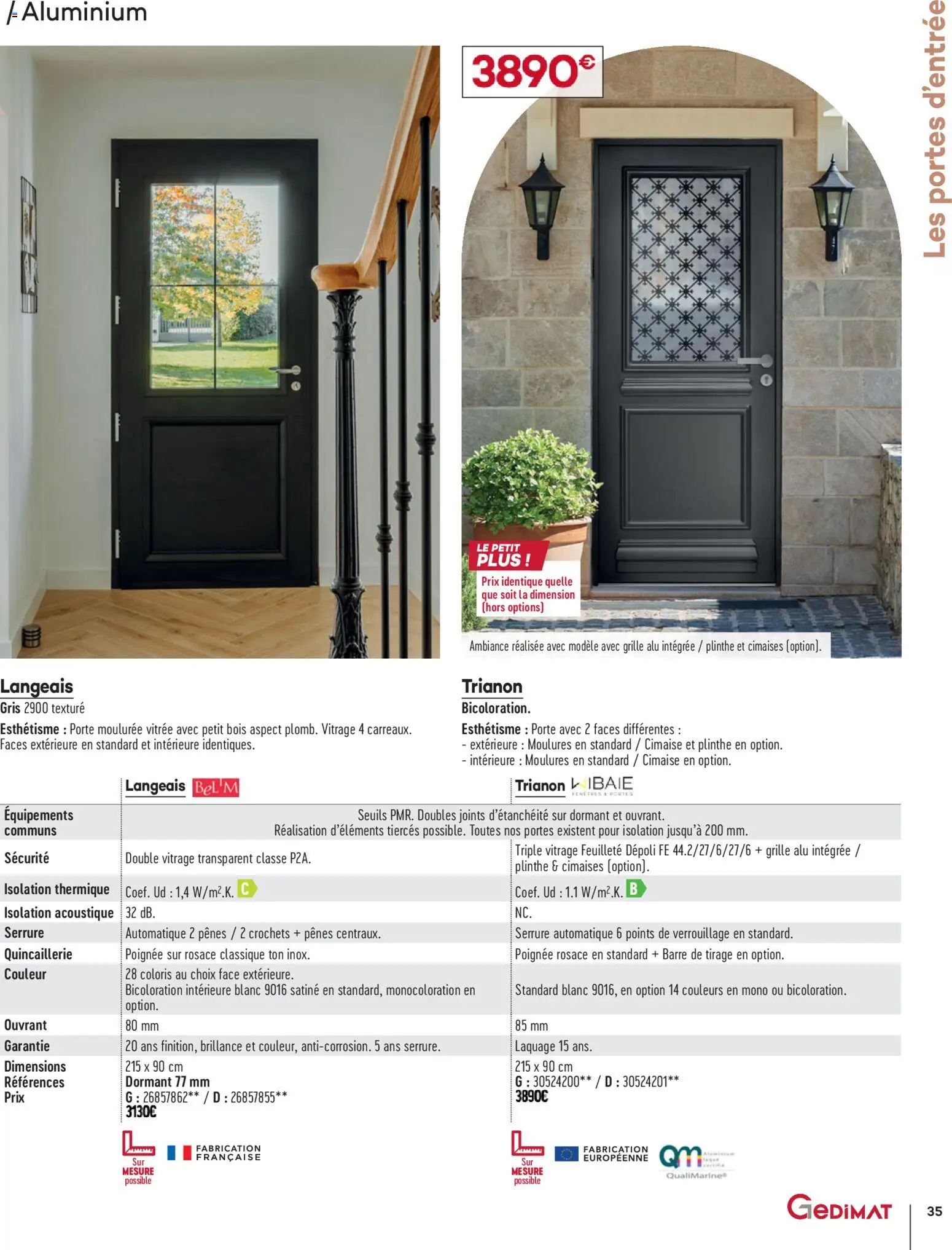 {H1} | Page: 35 | Produits: Plinthe, Porte, Portes
