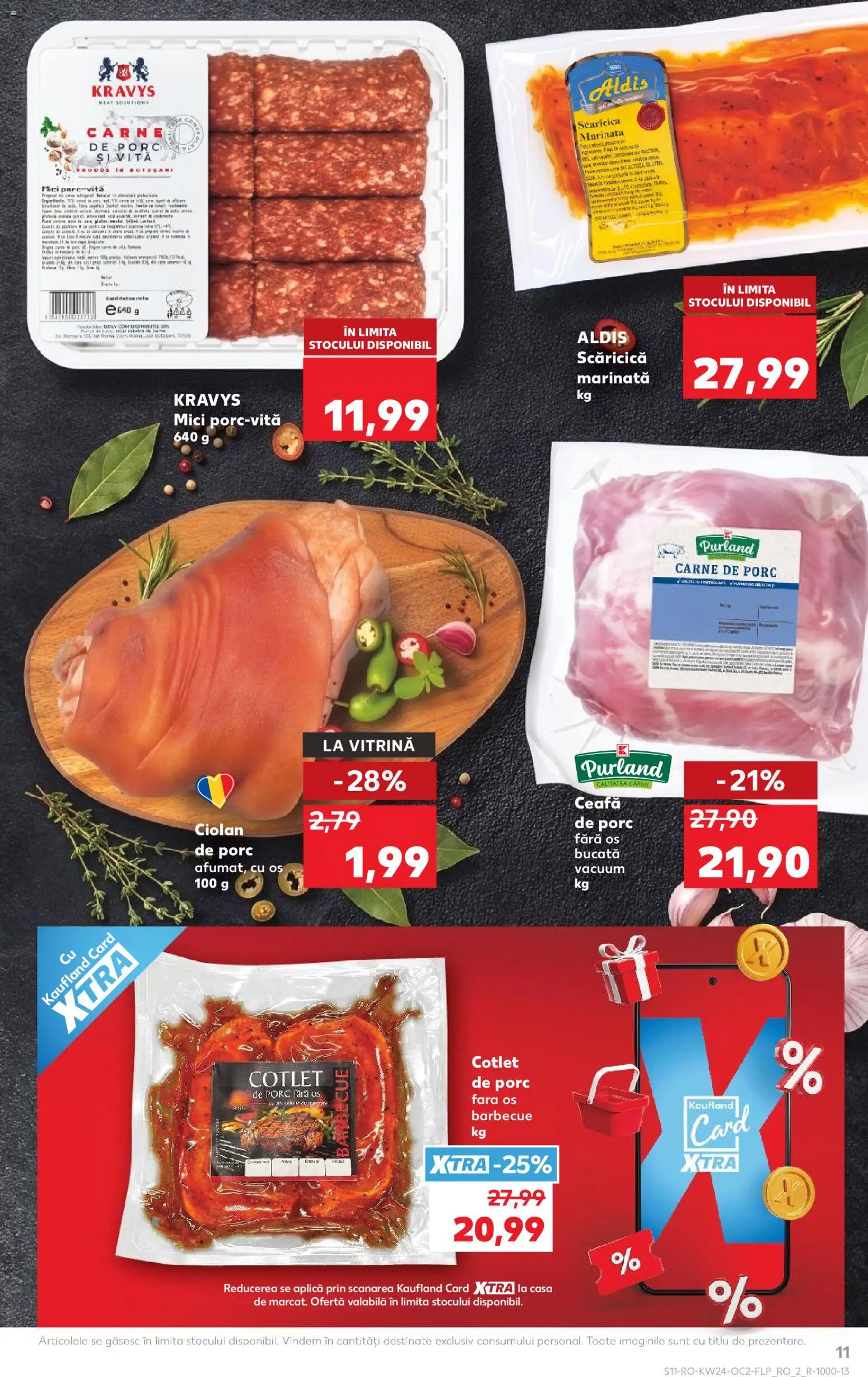 Kaufland RO akciós ujság - amely érvényes a következő dátumtól: 10.06.2026 | Oldal: 11