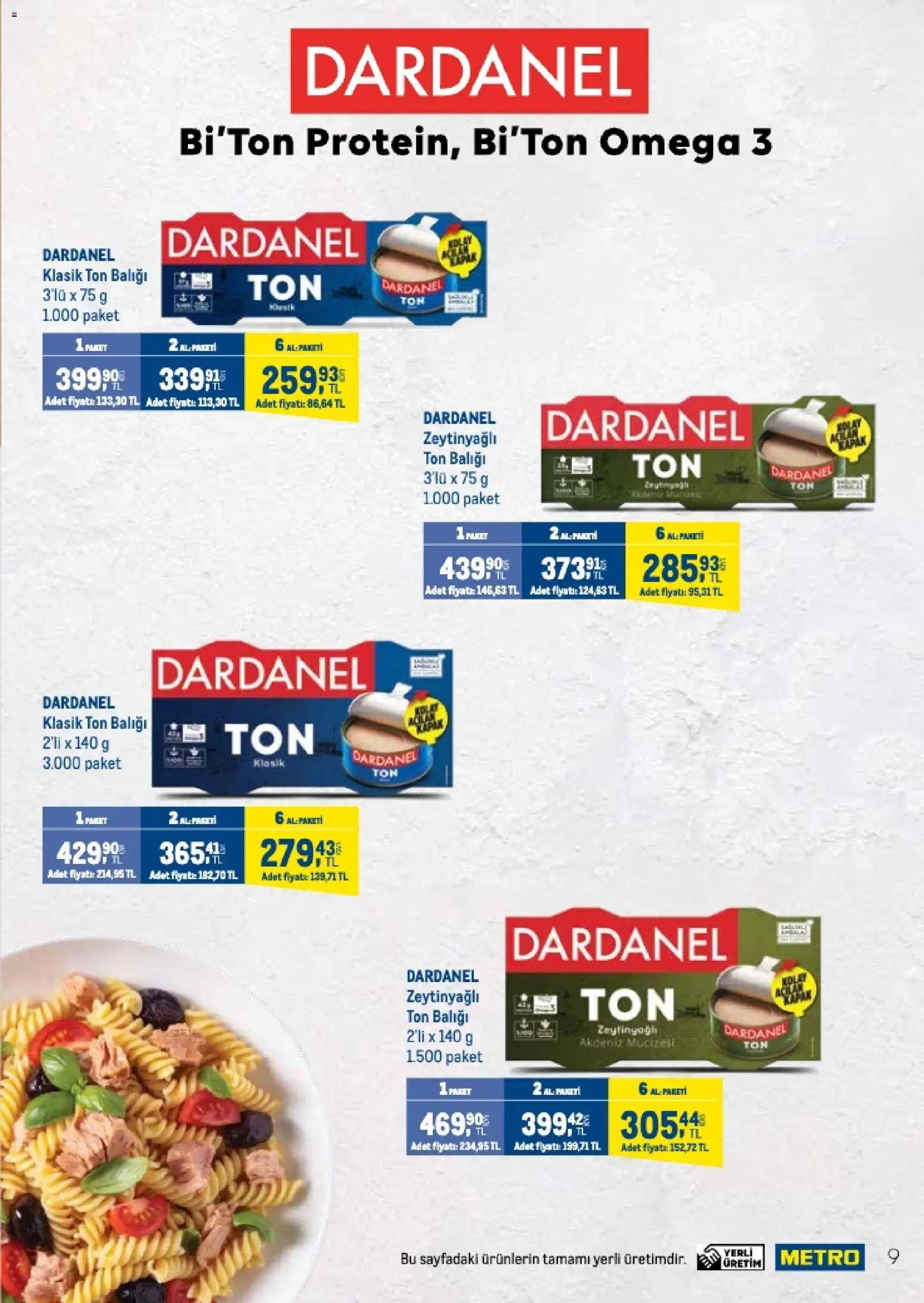 Metro - Q4 Tedarikçi Flyer - 23 Eylül 2026 tarihinden itibaren geçerlidir | Sayfa: 9 | Ürünler: Ton balığı