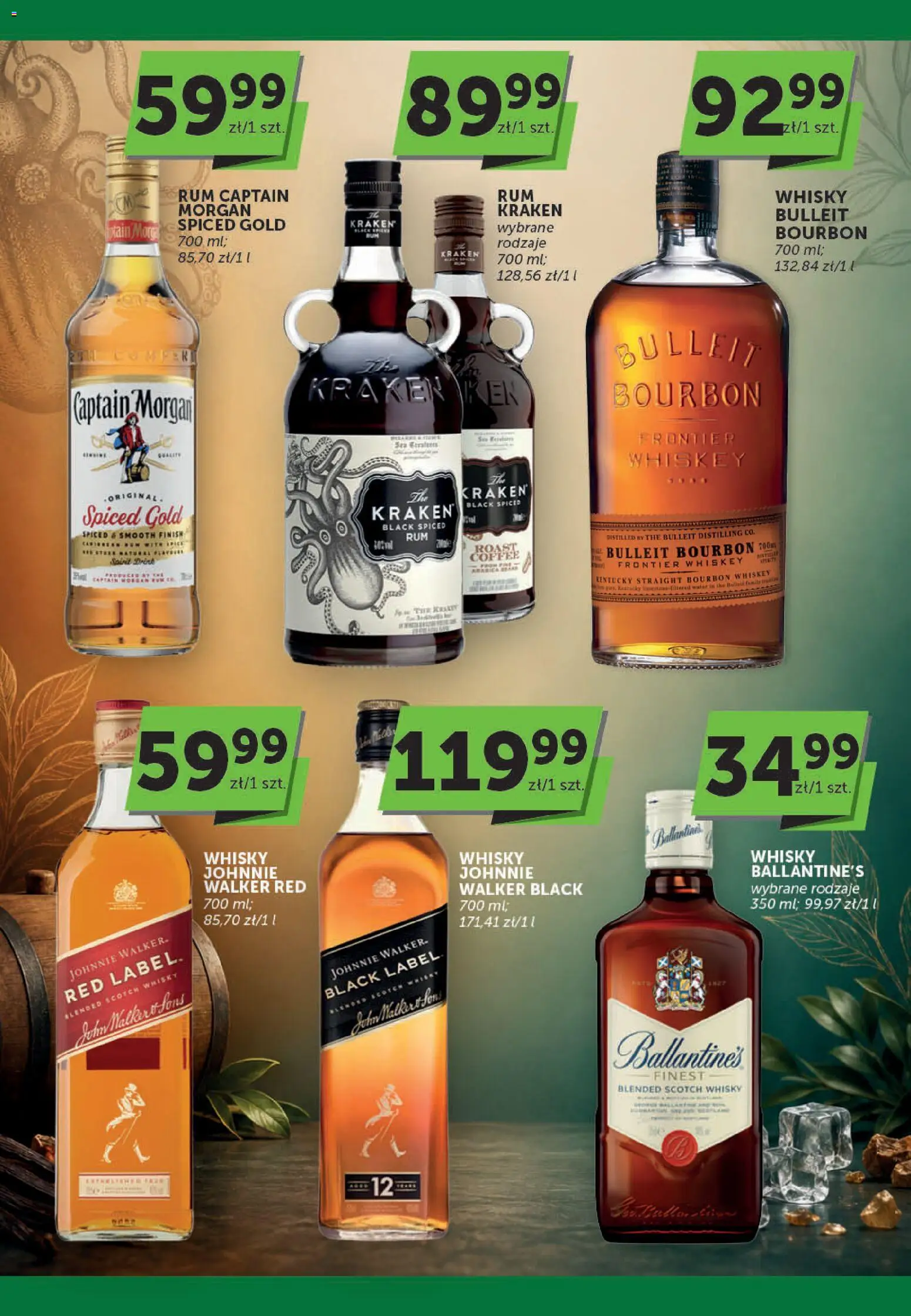 ABC gazetka alkoholowa od 03.09.2026 | Strona: 7 | Produkty: Scotch whisky, Captain Morgan, Ballantines, Whisky