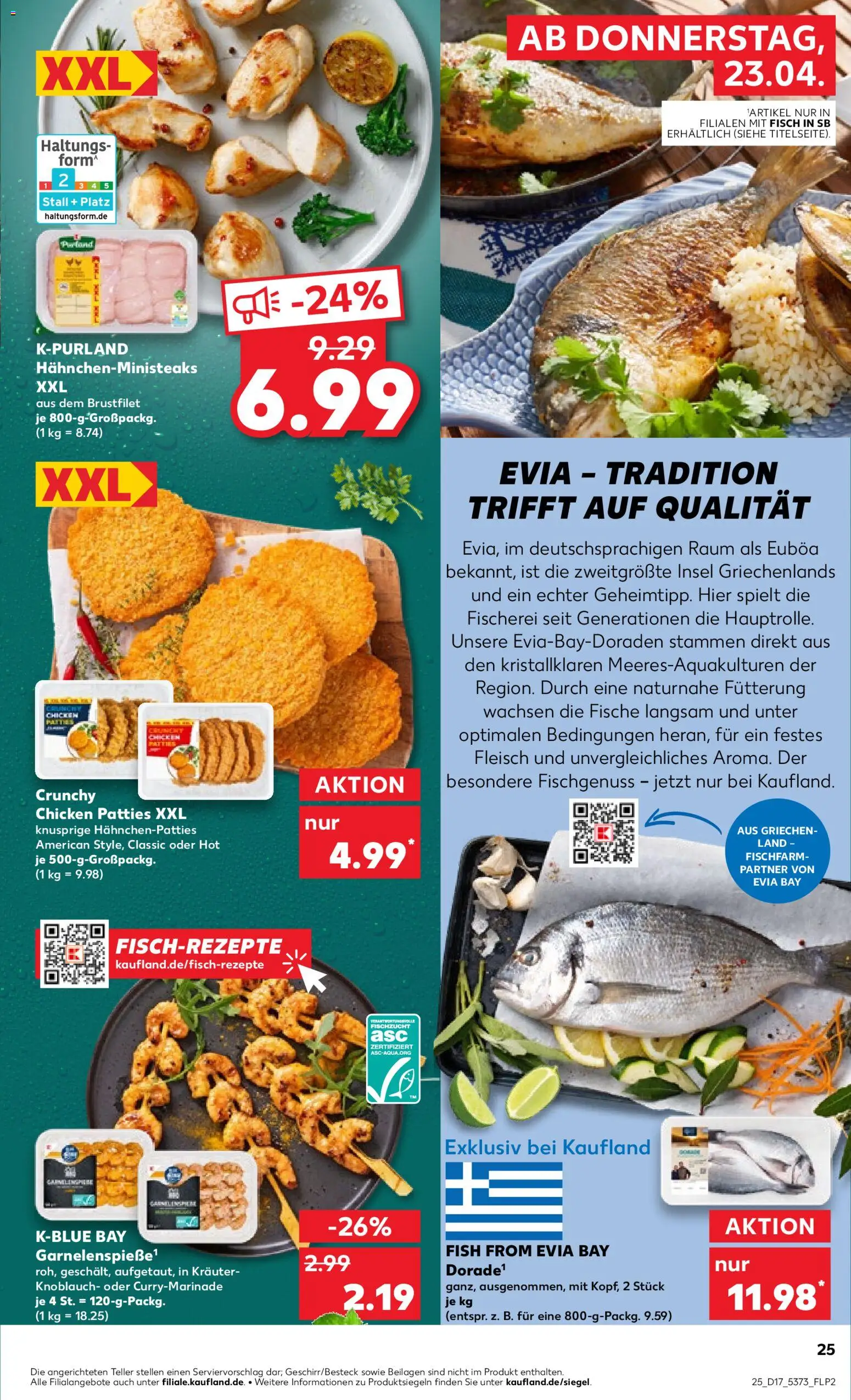 Kaufland Prospekt Hamburg	 – gültig ab 23.04.2026 | Seite: 25 | Produkte: Fisch, Knoblauch, Fleisch