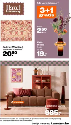 Kwantum folder / publicité - Voorbeeld van een folder van Kwantum, geldig van 14/09/2026 | Pagina: 5 | Producten: Badmat, Vaas