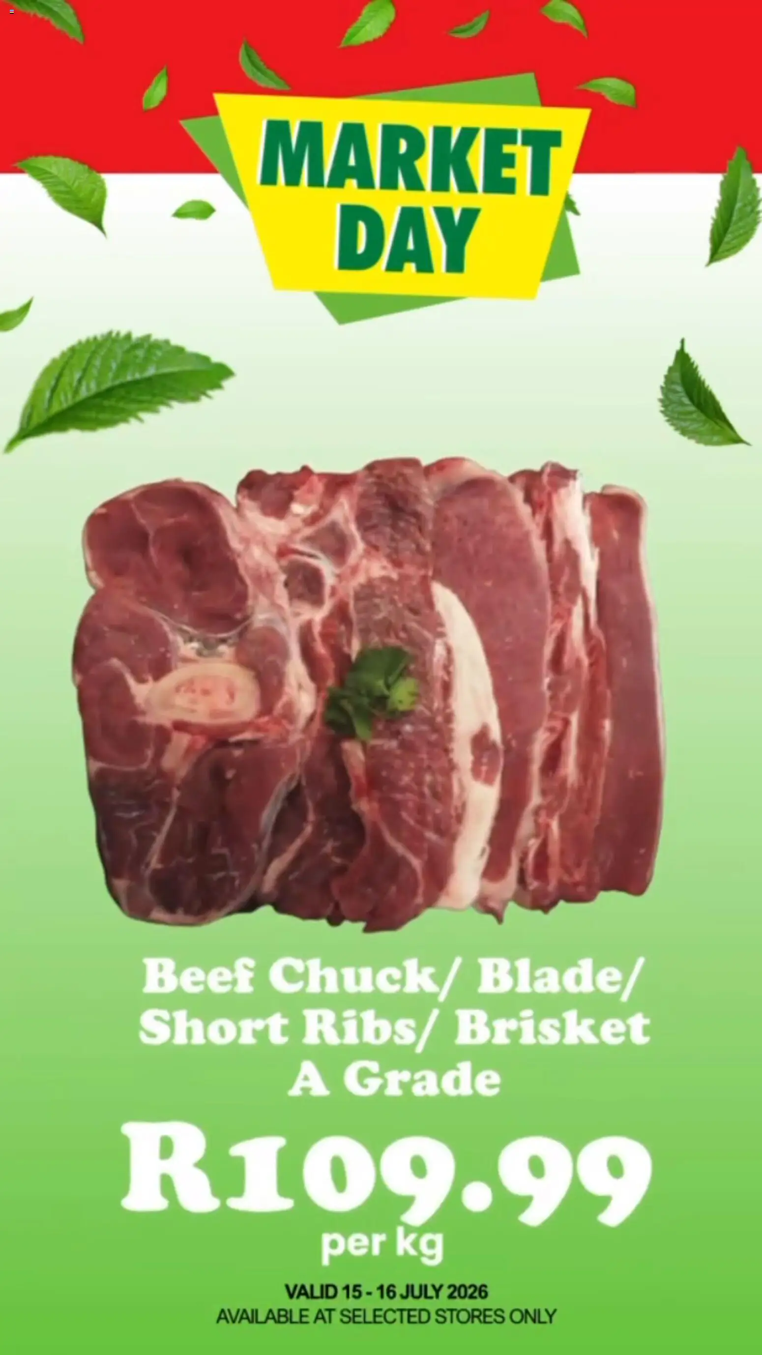 New Check Save catalogue – valid from 15/07/2026 | Page: 18 | Products: Beef