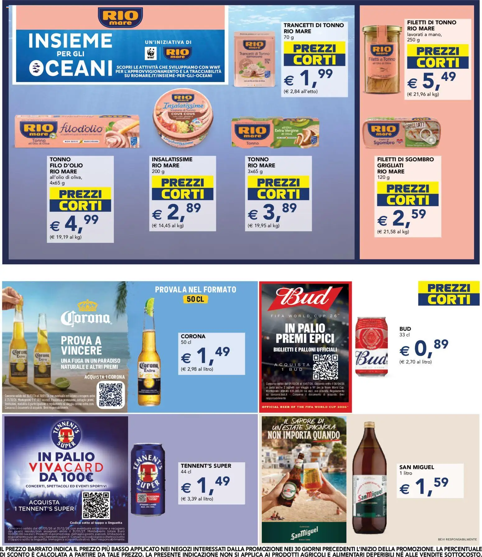 Volantino Esselunga S del 18.06.2026 | Pagina: 27 | Prodotti: Tennent's, The, Tonno, Sgombro