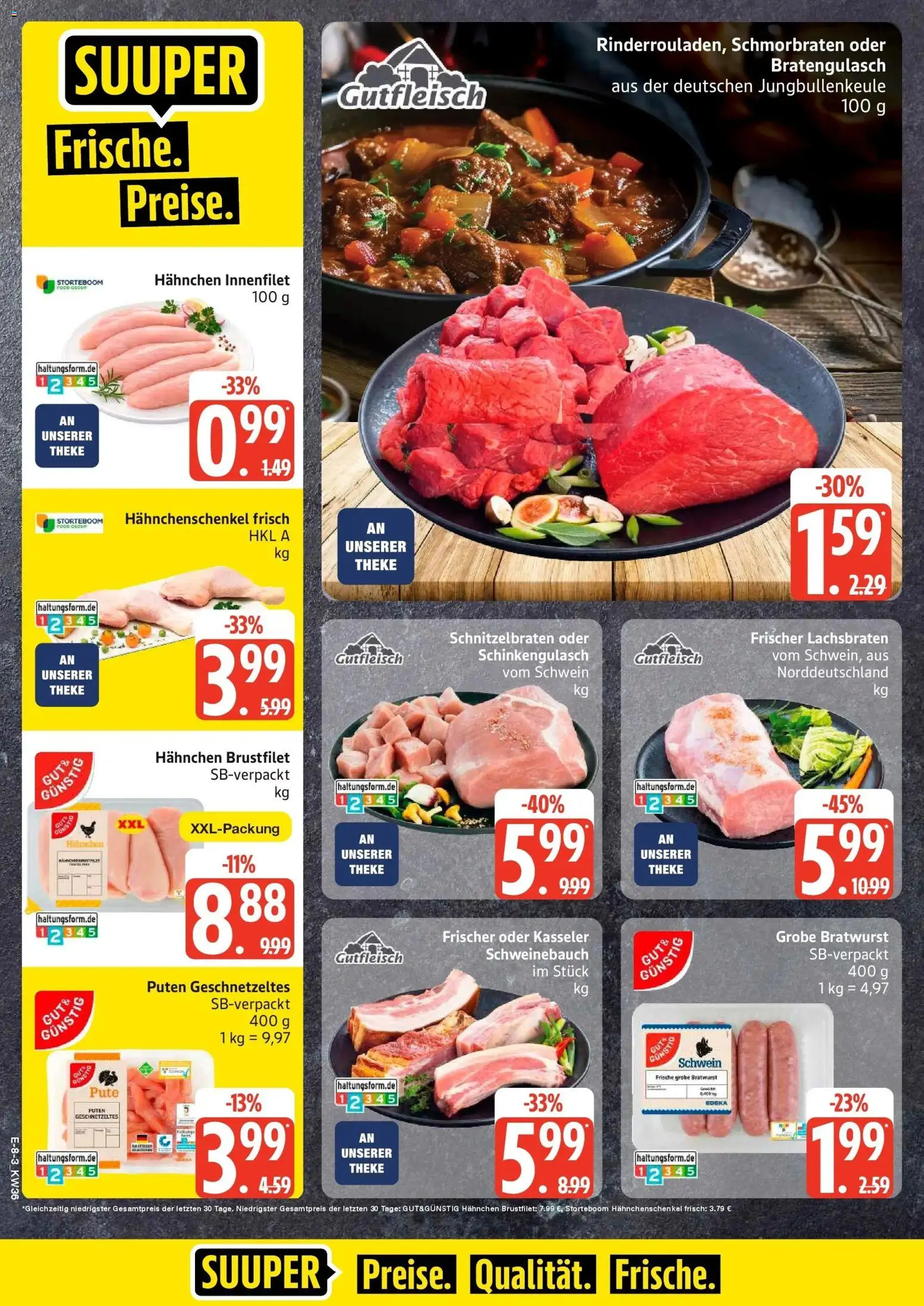 Edeka Prospekt Elmshorn (ab 31.08.2026) » Angebote Online | Seite: 10 | Produkte: Pute, Theke, Schweinebauch, Bratwurst
