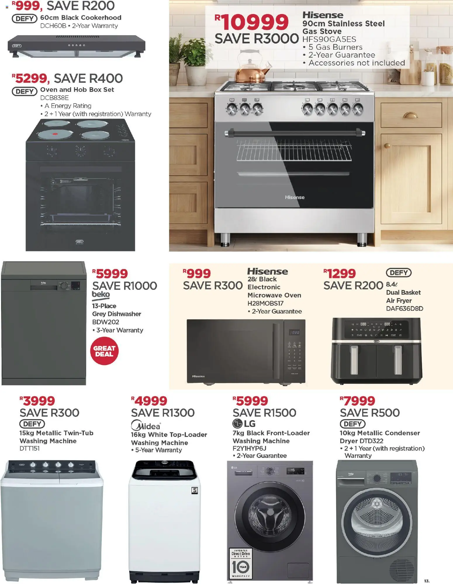 New House and Home catalogue – valid from 12/10/2026 | Page: 13 | Products: Hob, Box, Basket, Gas stove