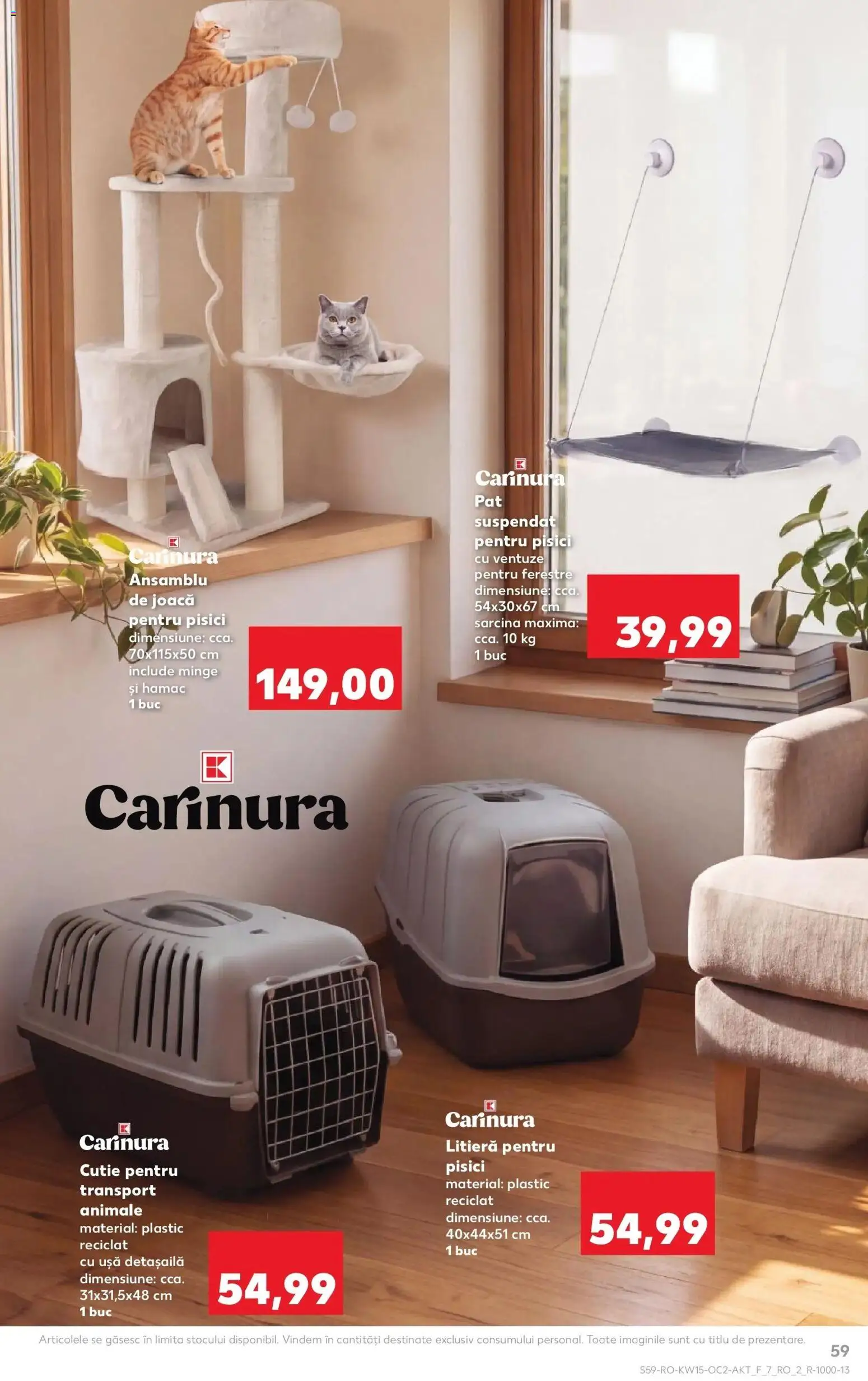 Noul catalog Kaufland – valabil de la 08.04.2026 | Pagină: 59 | Produse: Pat, Hamac, Cutie, Ușă