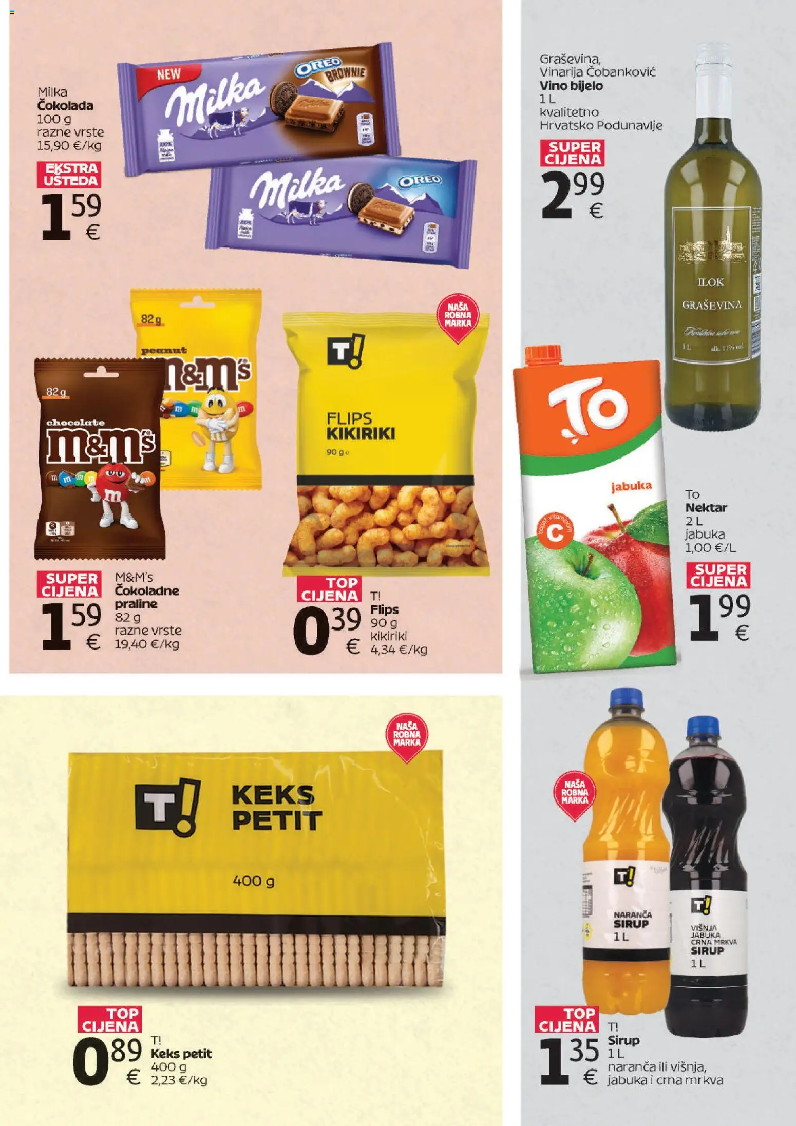 Tommy katalog | vrijedi od 18.06.2026 | Stranica: 3 | Proizvodi: Čokolada, Vino, Mrkva, Jabuka