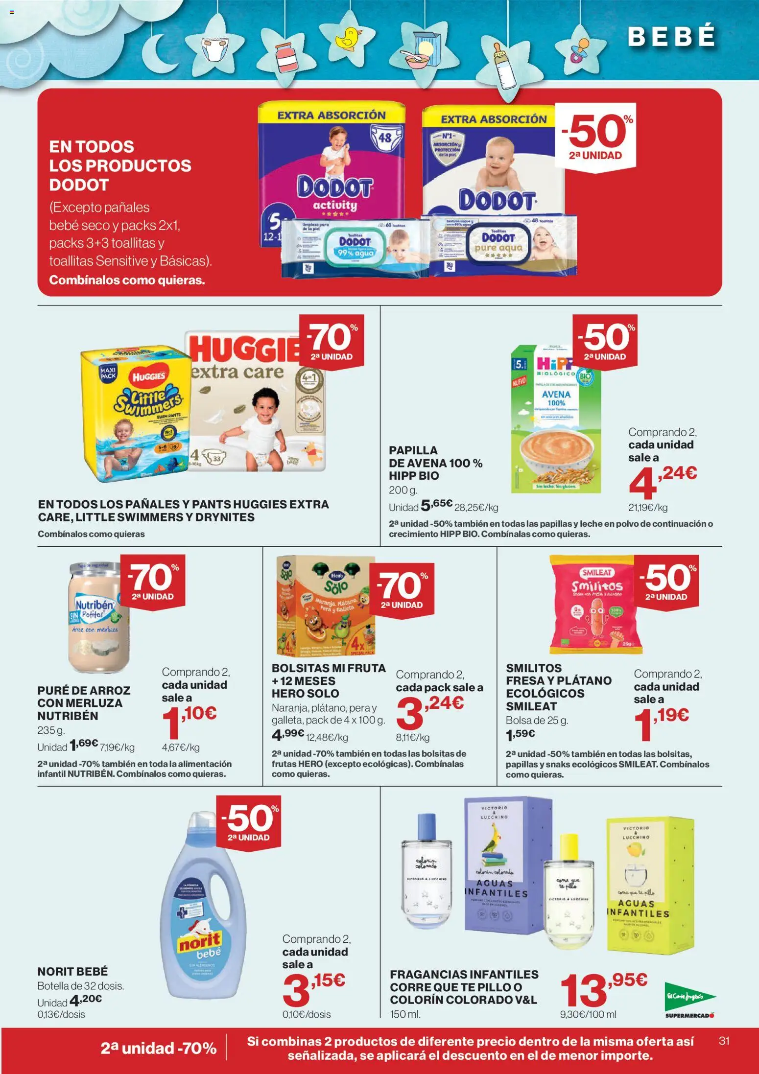 El Corte Inglés ofertas │ válido desde el 04.06.2026 | Página: 31 | Productos: Polvo, Leche, Arroz, Té