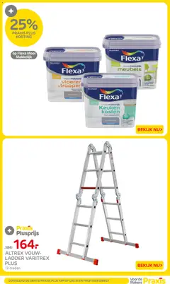 Praxis folder - Voorbeeld van een folder van Praxis, geldig van 26-10-2026 | Pagina: 31 | Producten: Ladder, Tegels