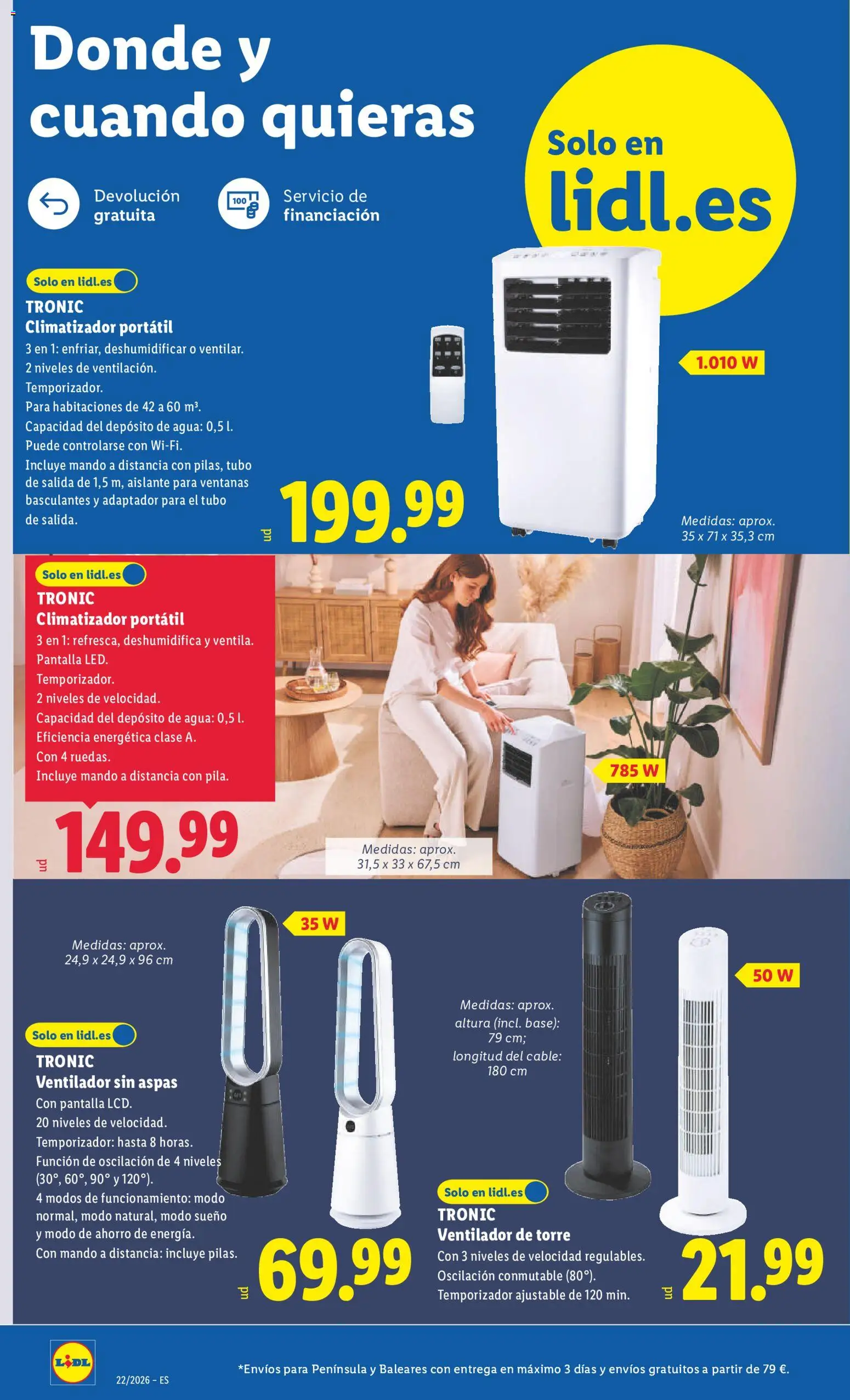 Lidl folleto de bazar │ válido desde el 25.05.2026 | Página: 2 | Productos: Cable, Adaptador, Ventilador