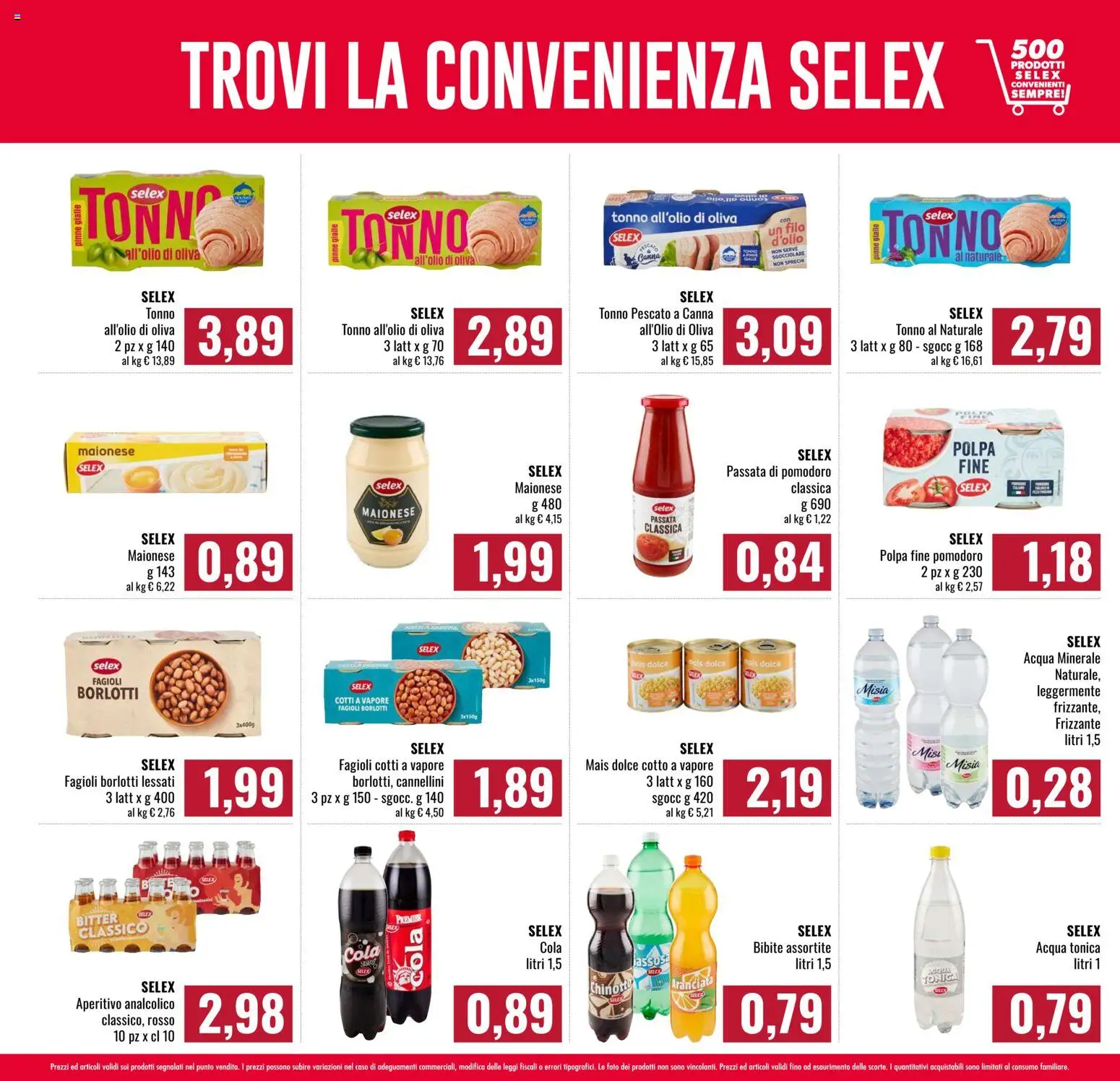 Volantino Famila del 26.02.2026 | Pagina: 11 | Prodotti: Cannellini, Acqua, Maionese, Mais