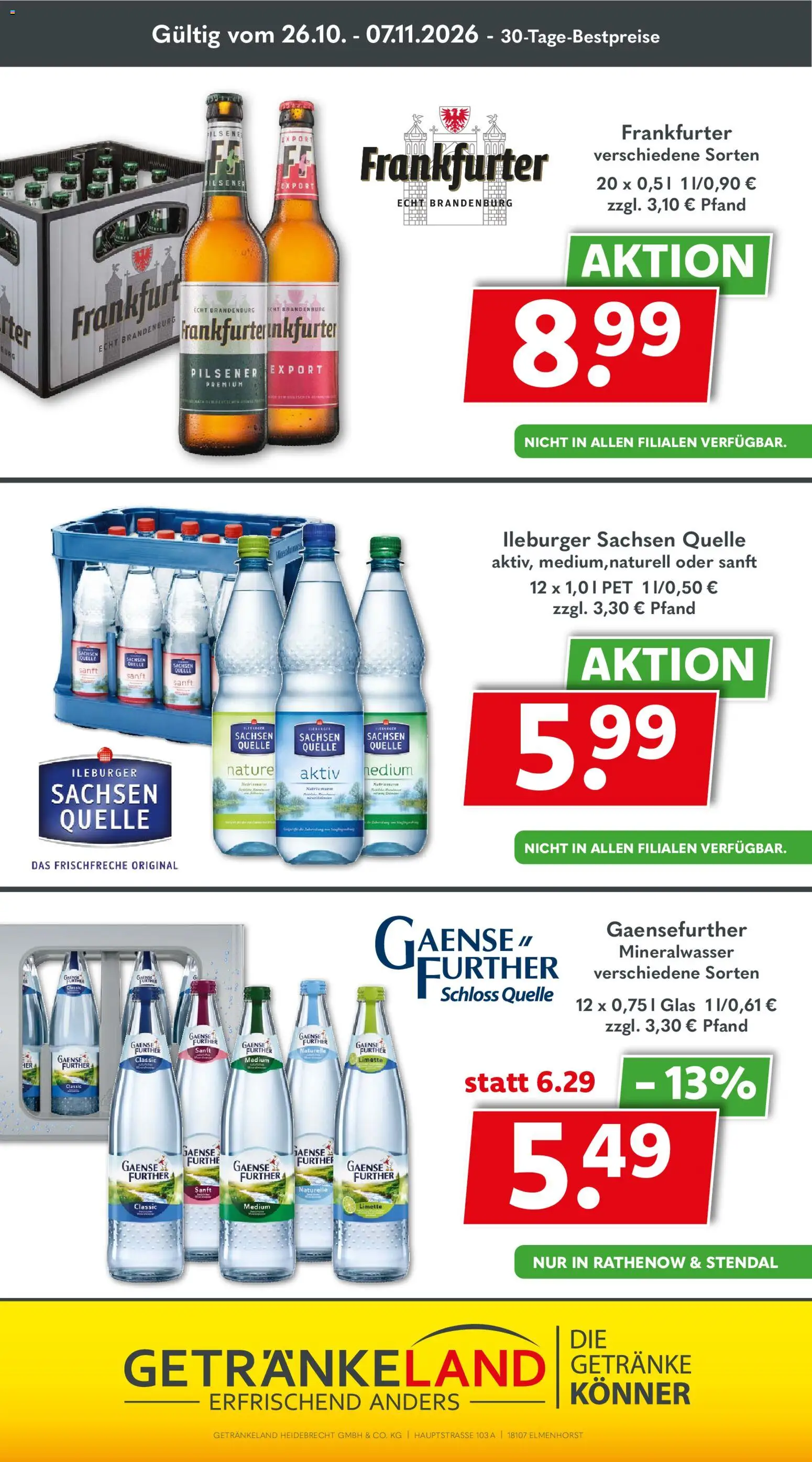 Getränkeland Prospekt – gültig ab 26.10.2026 | Seite: 7 | Produkte: Mineralwasser, Limette