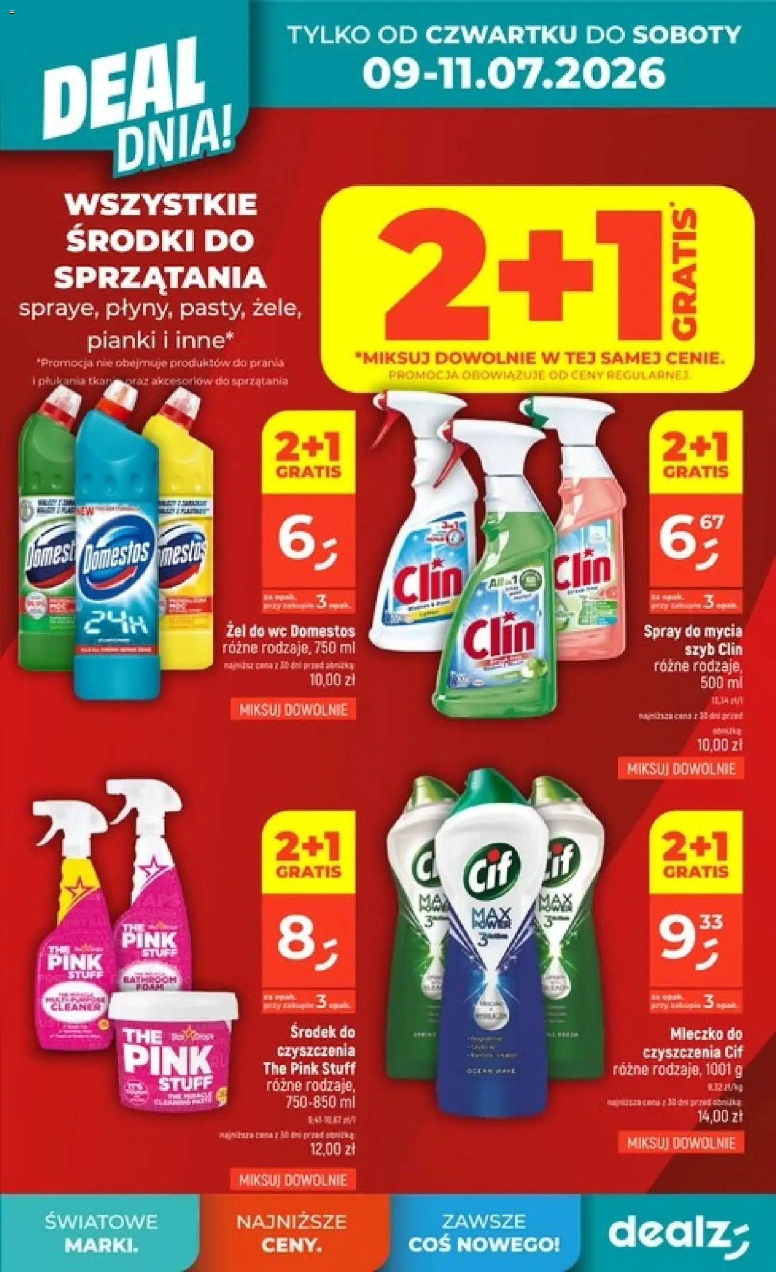 Dealz gazetka - Deal dnia od 09.07.2026 | Strona: 5 | Produkty: Domestos, Pianki
