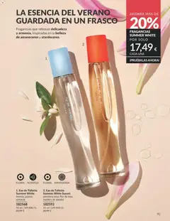 Vista previa 1. Eau de Toilette Summer White, fresia, jazmín, almizcle válido desde el 01/07/2026 | Página: 91 | Productos: Eau de toilette