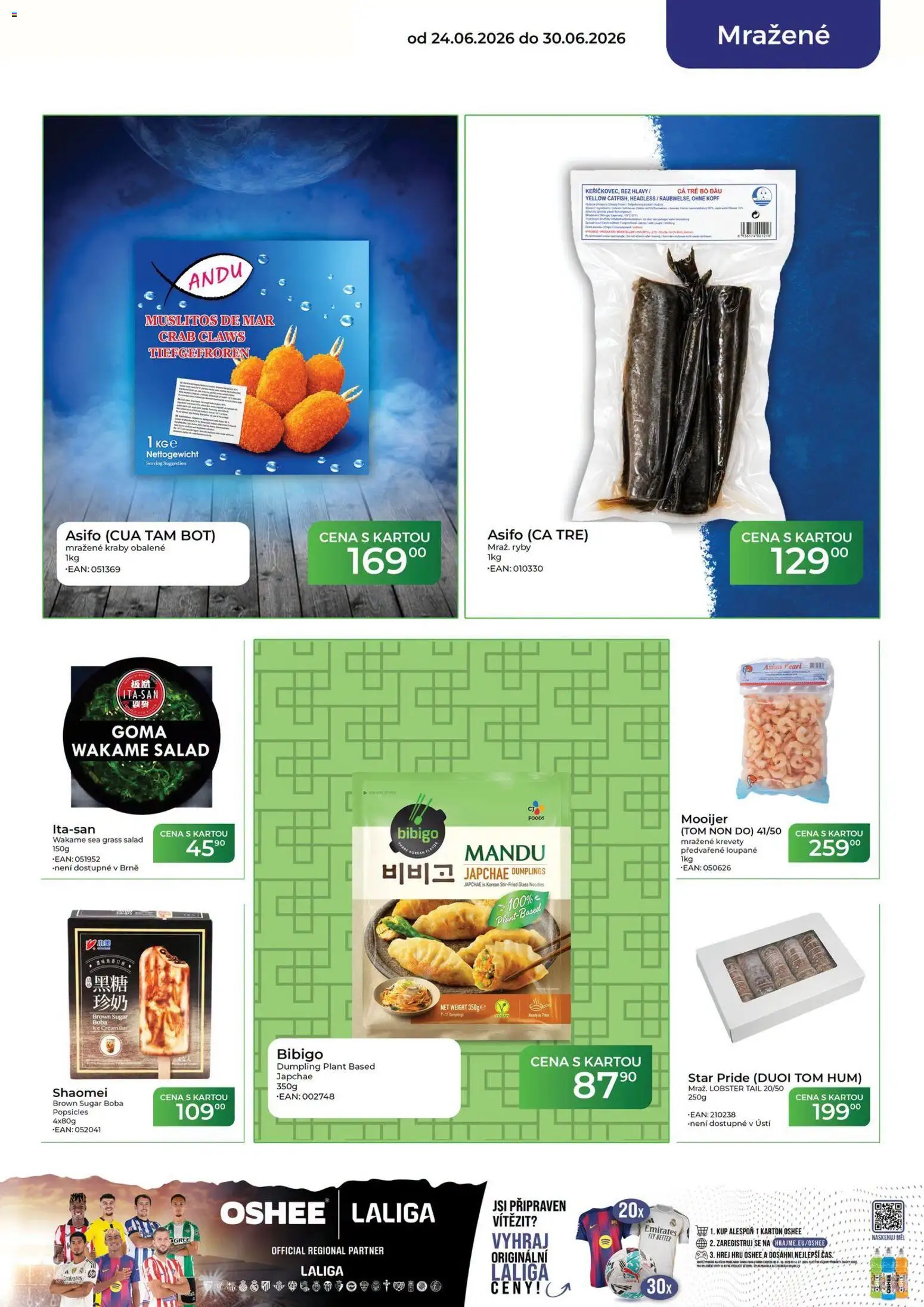 Tamda Foods leták od 24.06.2026 | Strana: 21 | Produkty: Ryby, Mražené krevety, Wakame, Krevety